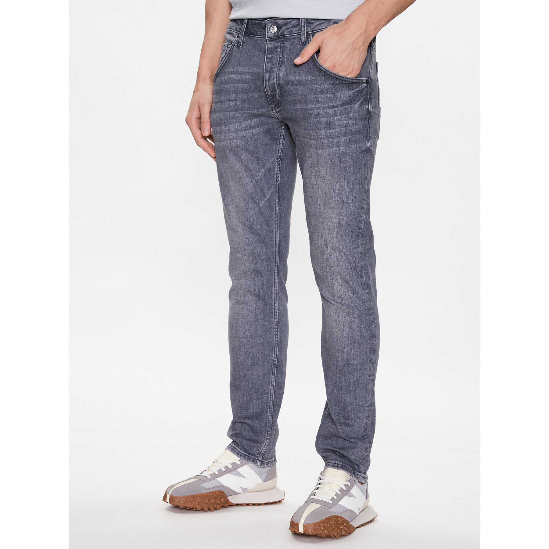 Mustang Дънки Michigan 1013441 Сив Tapered Fit - Pepit.bg