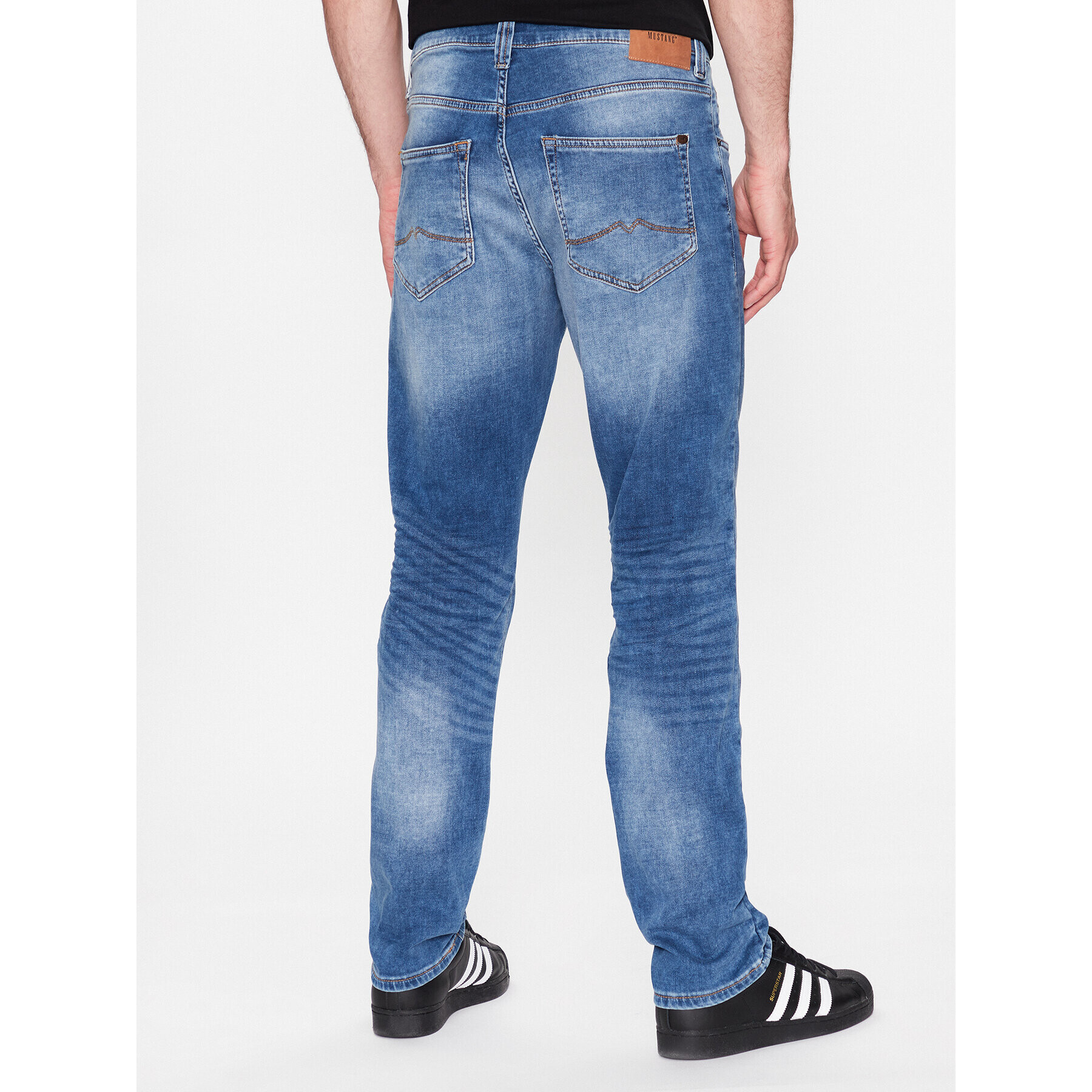 Mustang Дънки Oregon 1013404 Син Slim Tapered Fit - Pepit.bg