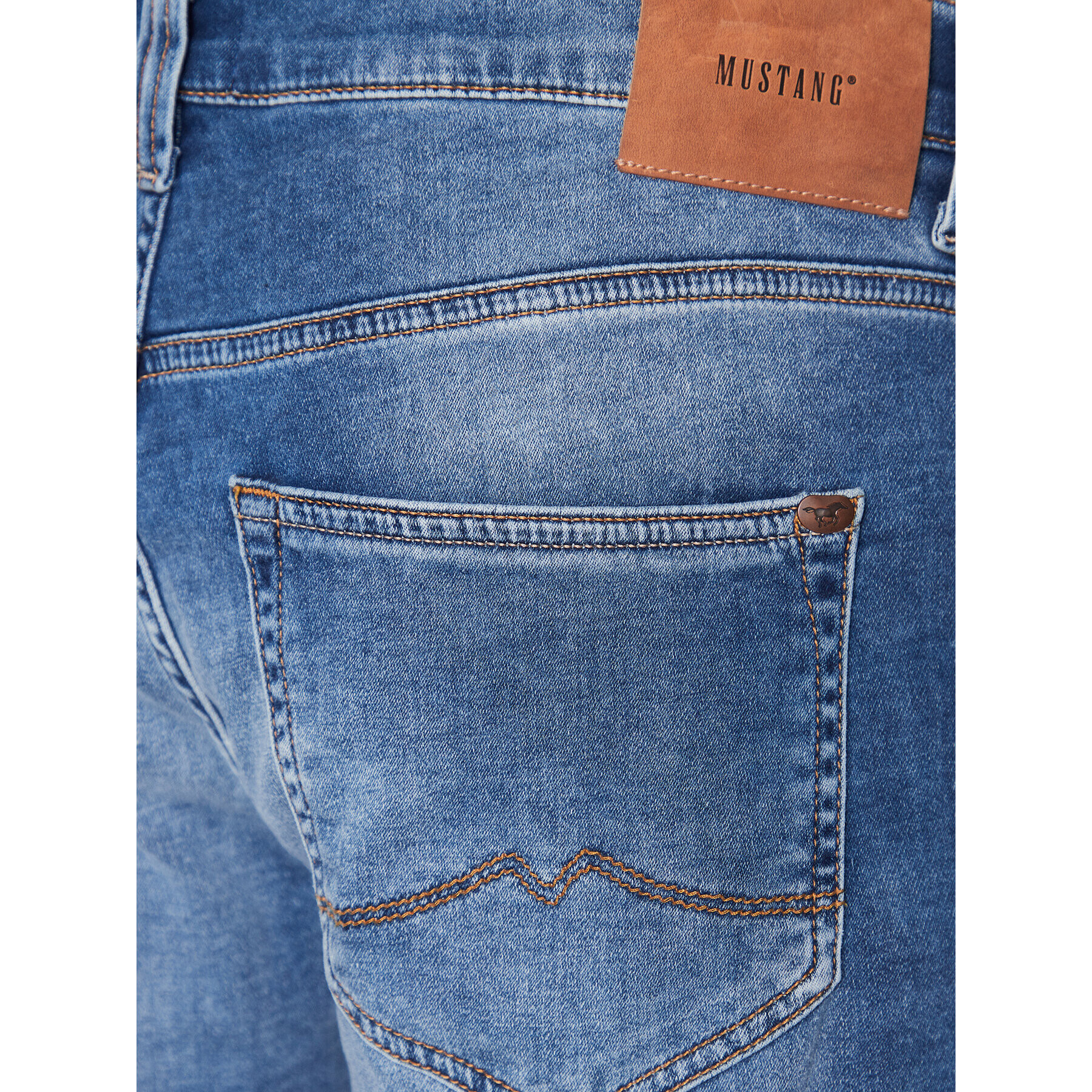 Mustang Дънки Oregon 1013404 Син Slim Tapered Fit - Pepit.bg