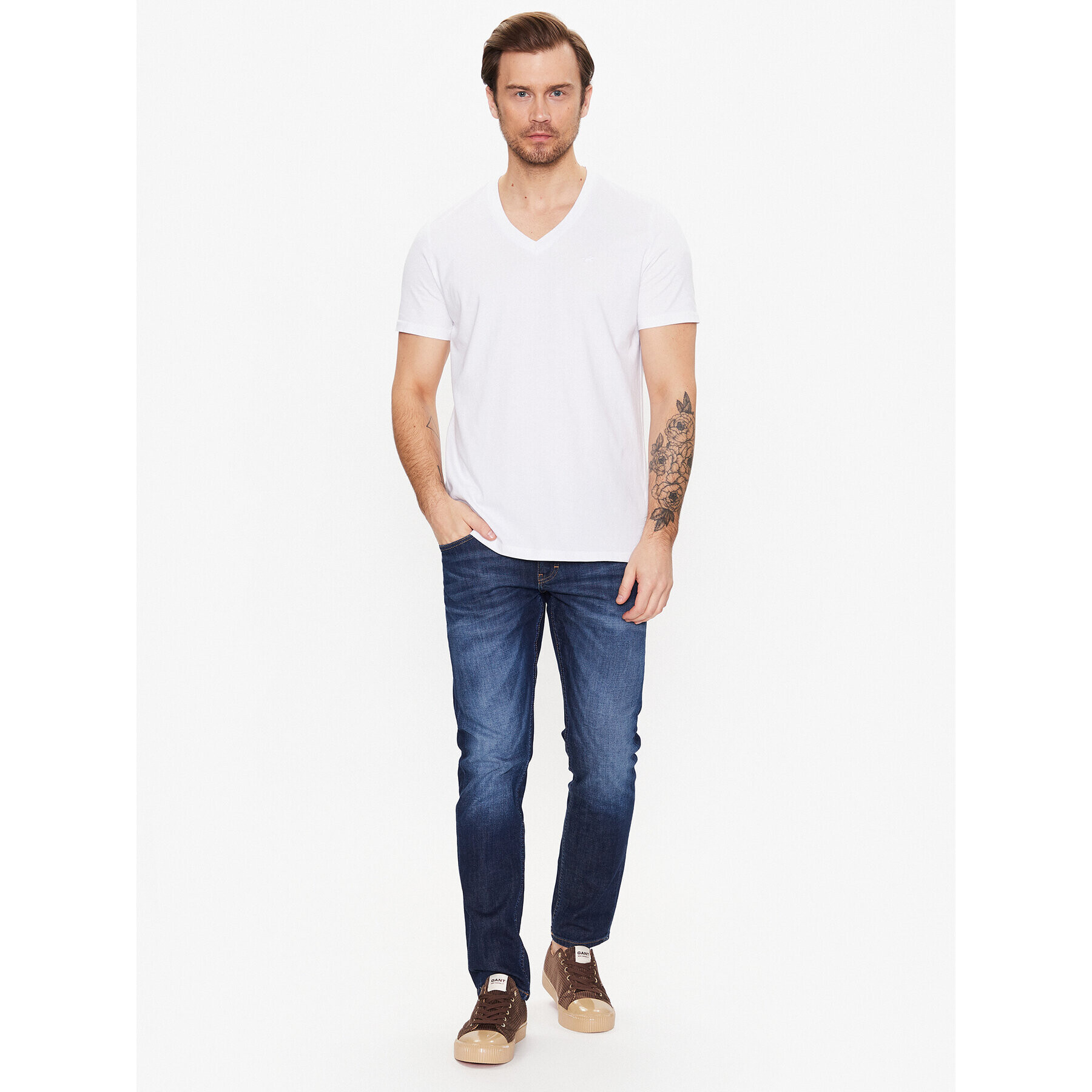 Mustang Дънки Oregon 3116-5111 Тъмносин Slim Fit - Pepit.bg