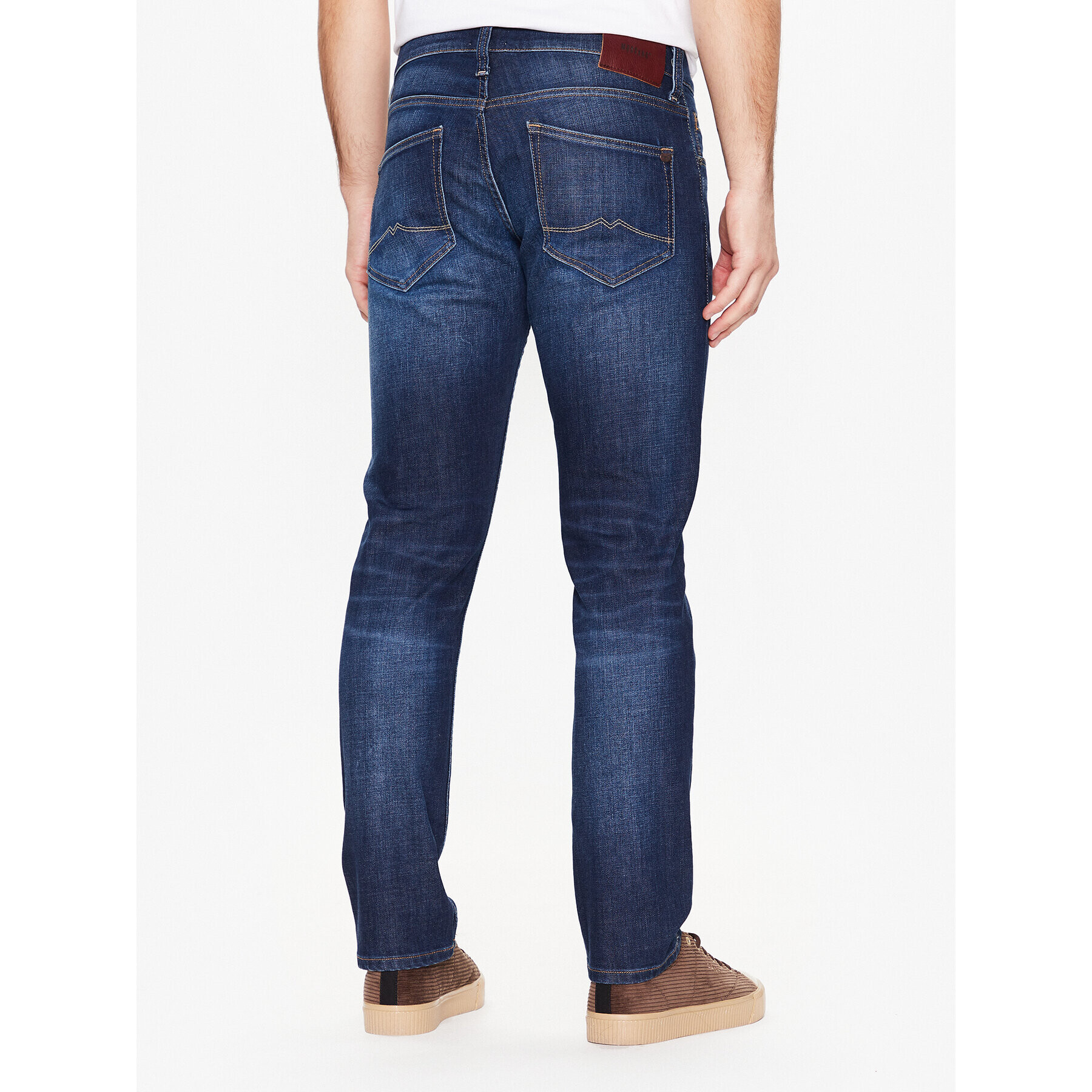 Mustang Дънки Oregon 3116-5111 Тъмносин Slim Fit - Pepit.bg