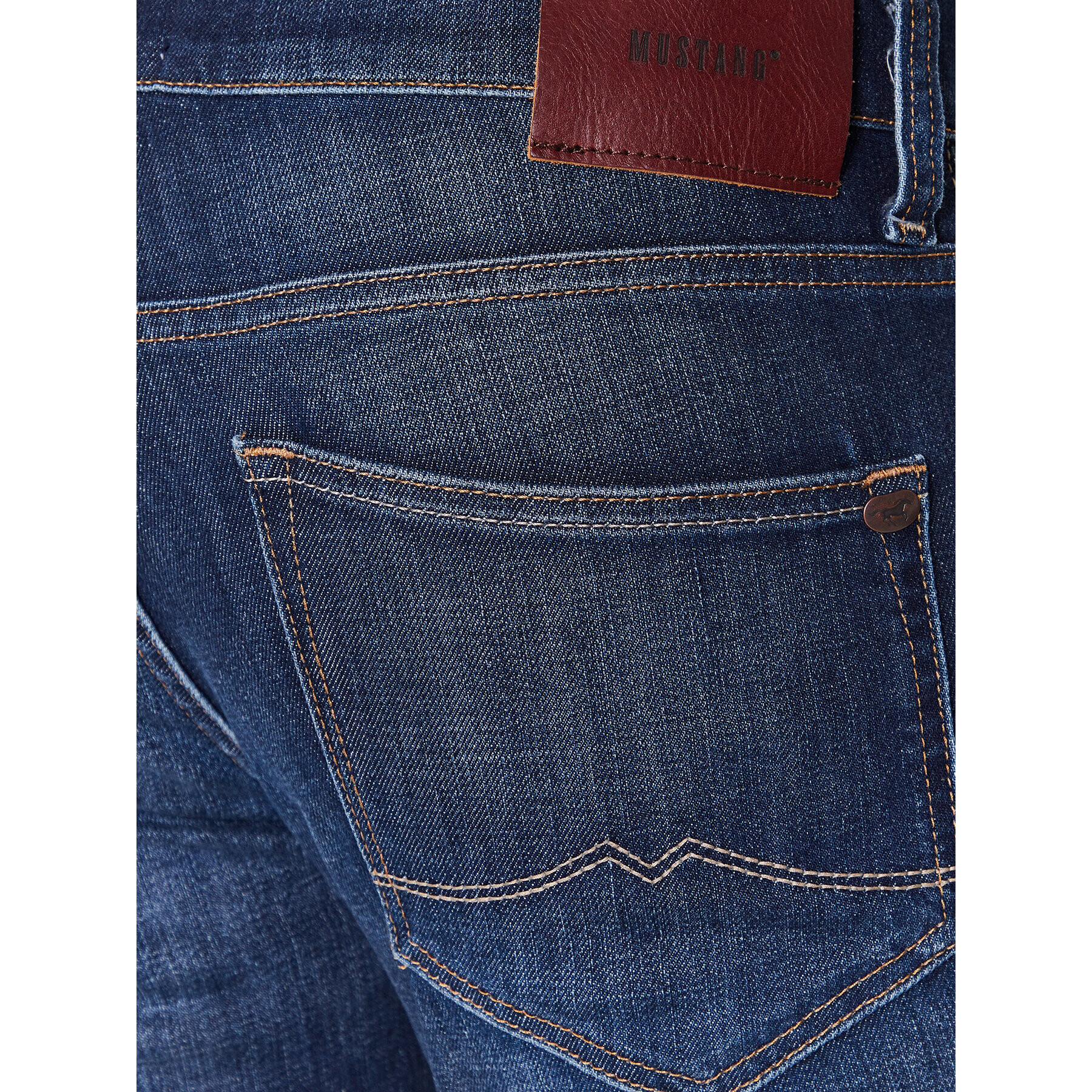 Mustang Дънки Oregon 3116-5111 Тъмносин Slim Fit - Pepit.bg