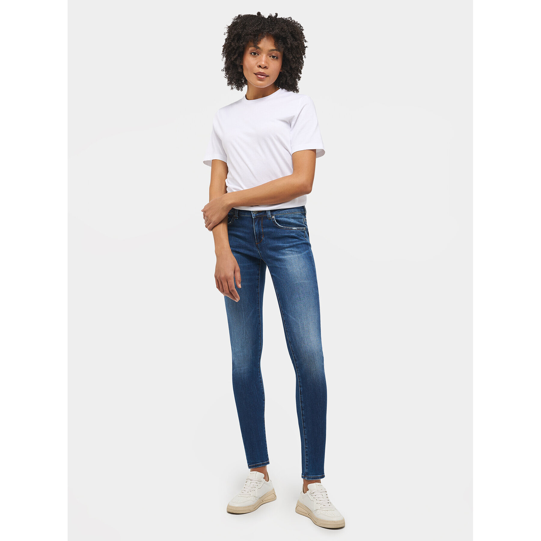 Mustang Дънки Quicy 1013599 Син Skinny Fit - Pepit.bg