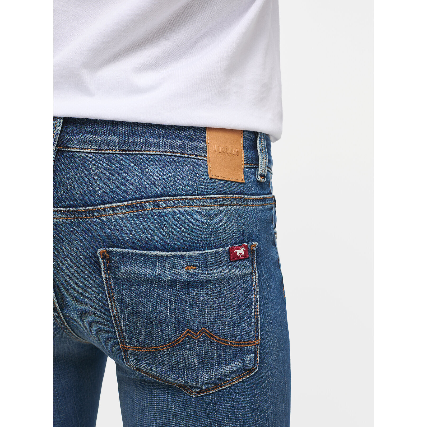 Mustang Дънки Quicy 1013599 Син Skinny Fit - Pepit.bg