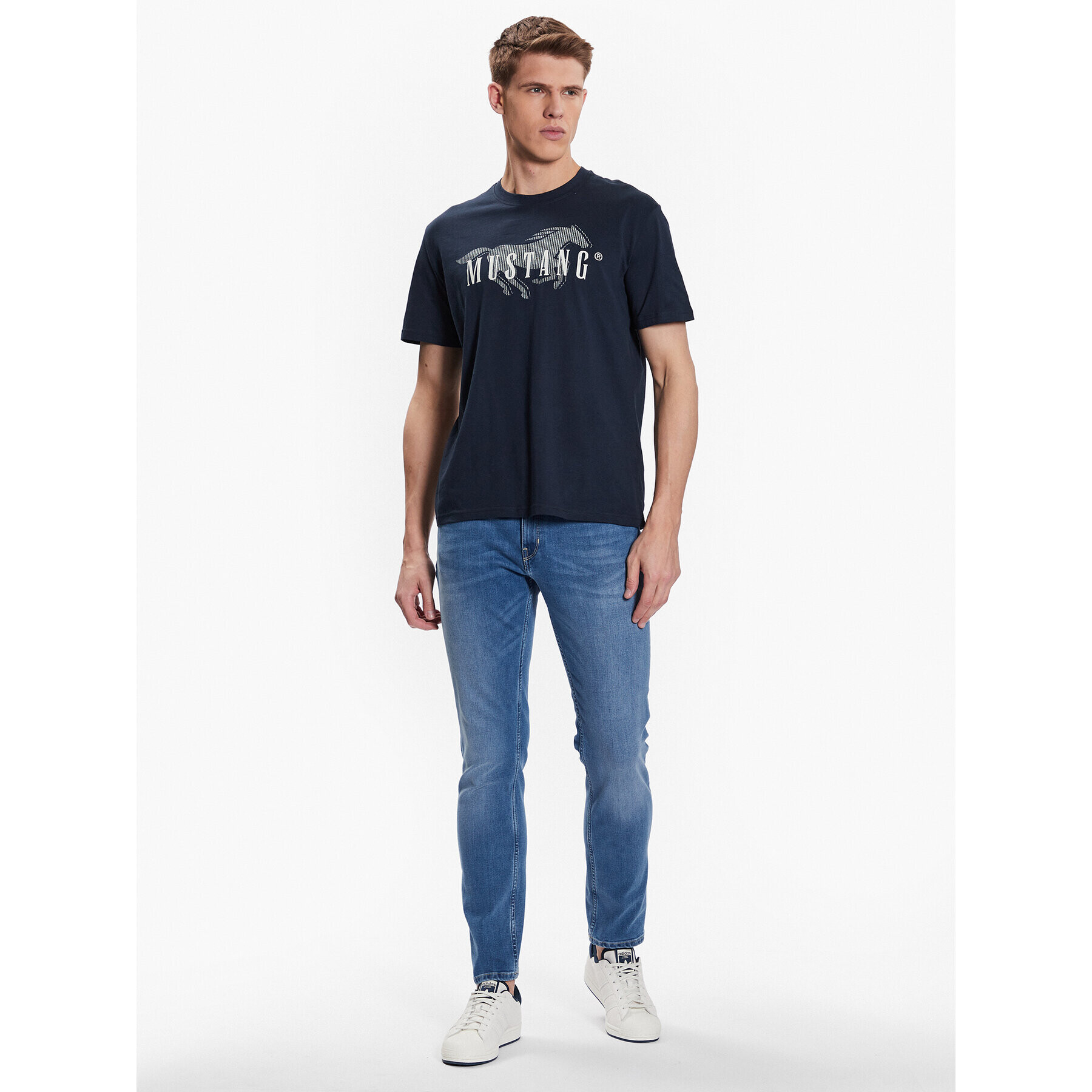 Mustang Дънки Style Vegas 1013662 Син Regular Fit - Pepit.bg