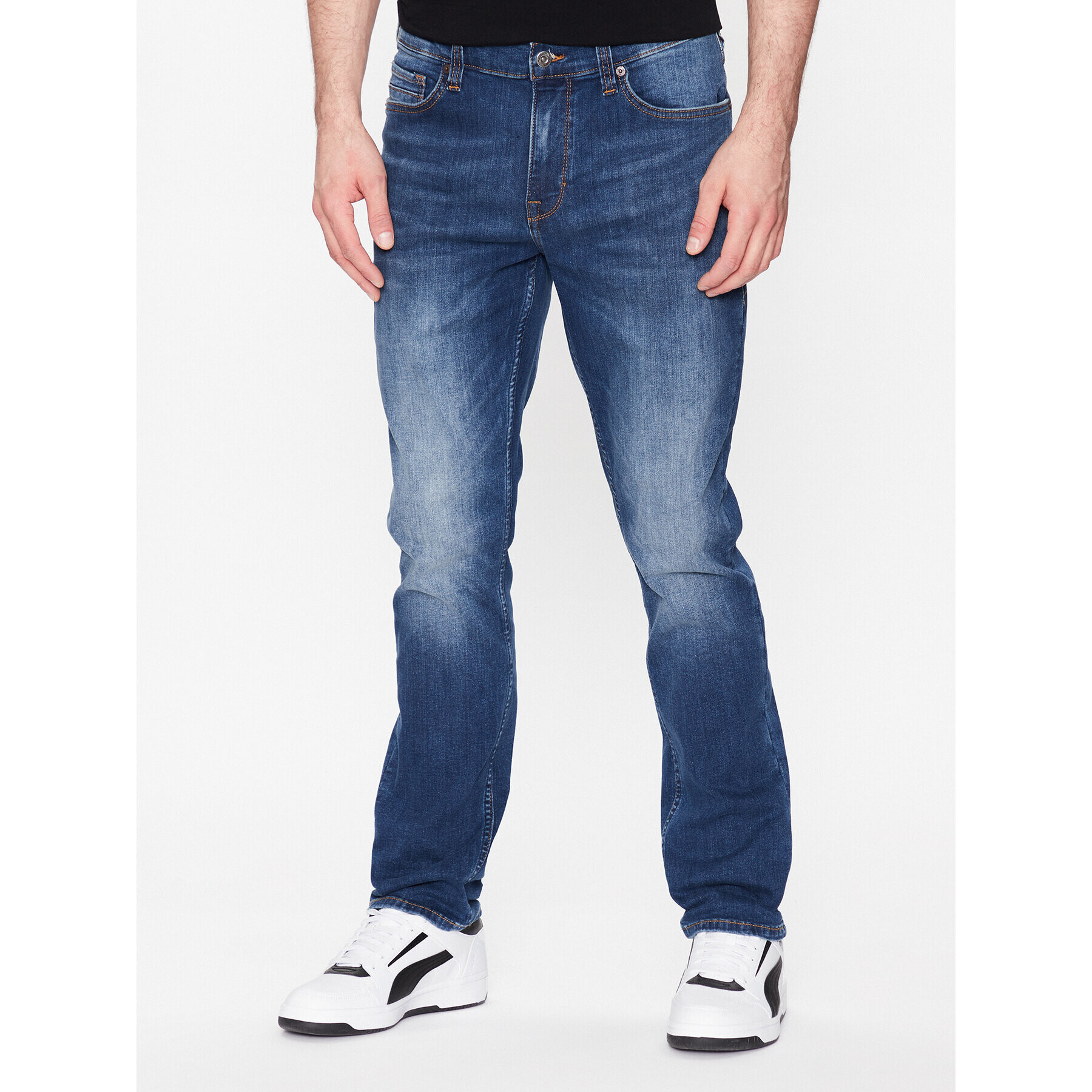 Mustang Дънки Vegas 1008949 Син Slim Fit - Pepit.bg
