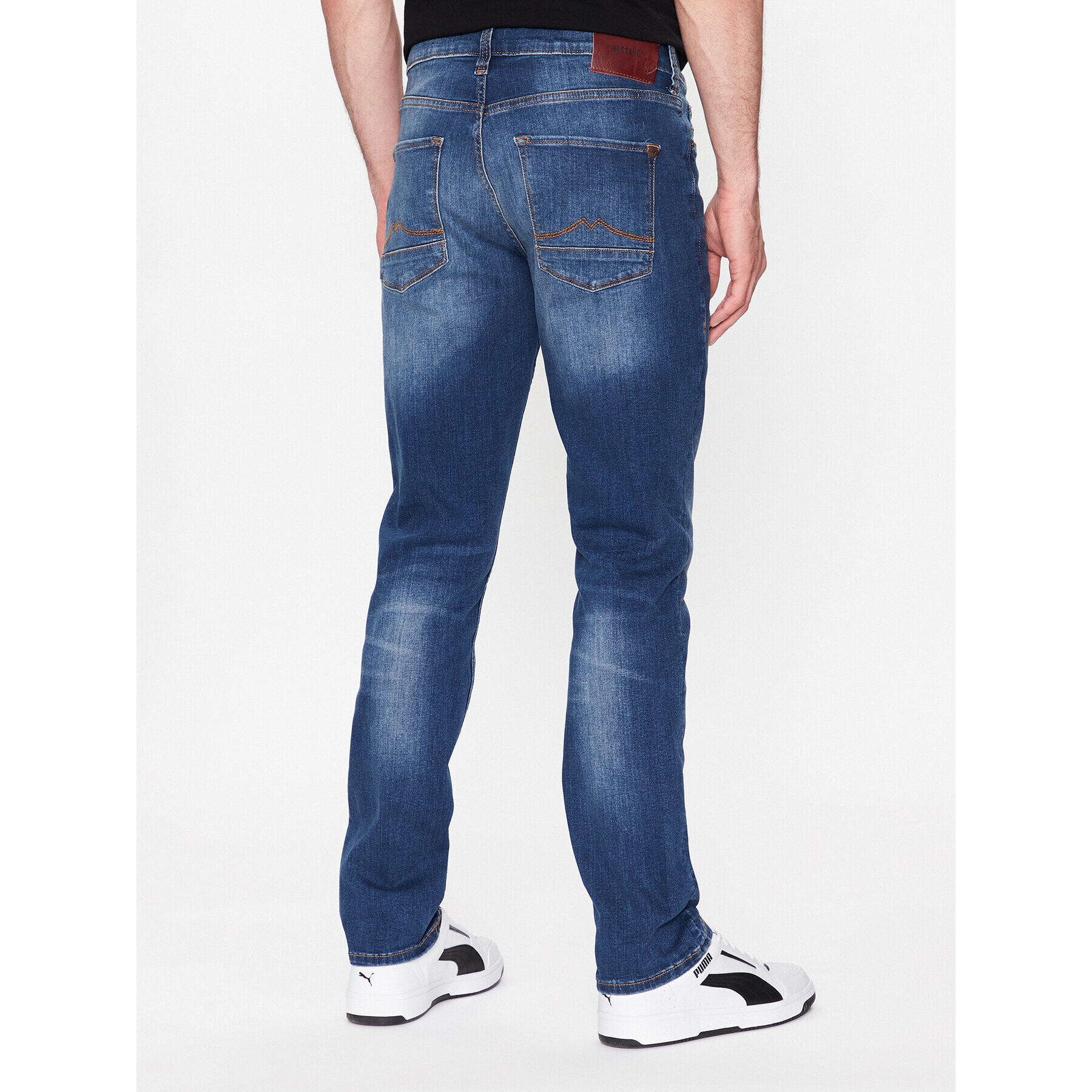 Mustang Дънки Vegas 1008949 Син Slim Fit - Pepit.bg