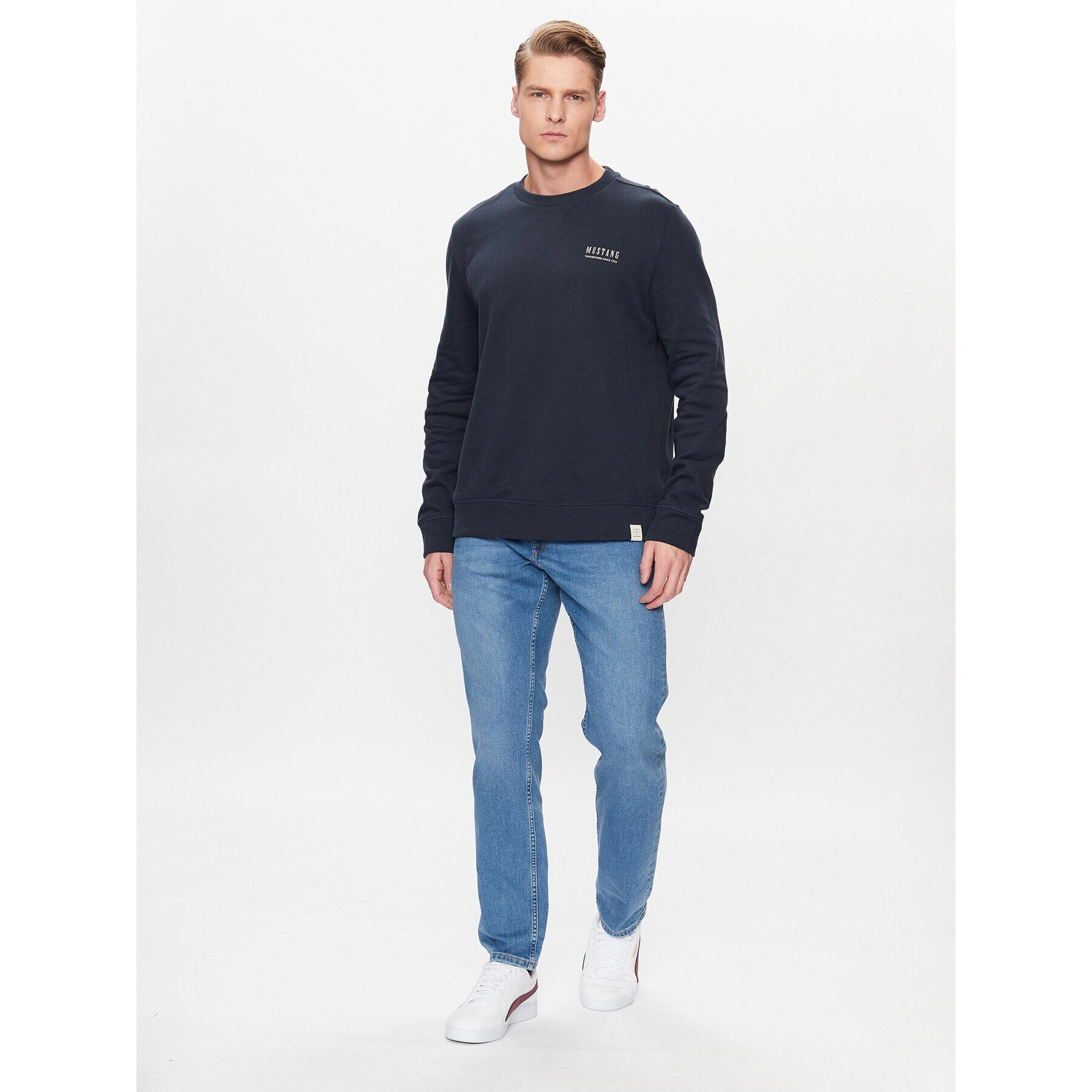 Mustang Дънки Vegas 1013659 Син Slim Fit - Pepit.bg