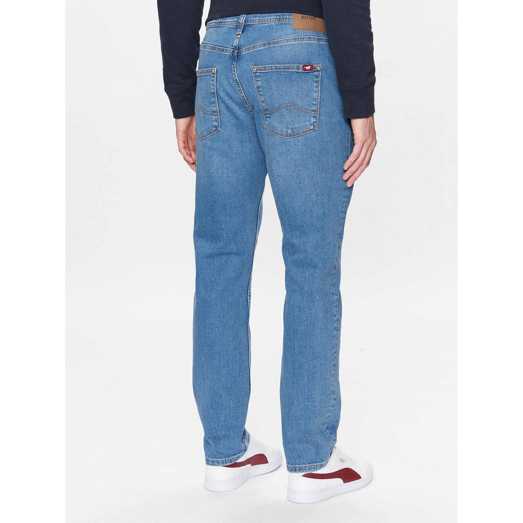 Mustang Дънки Vegas 1013659 Син Slim Fit - Pepit.bg