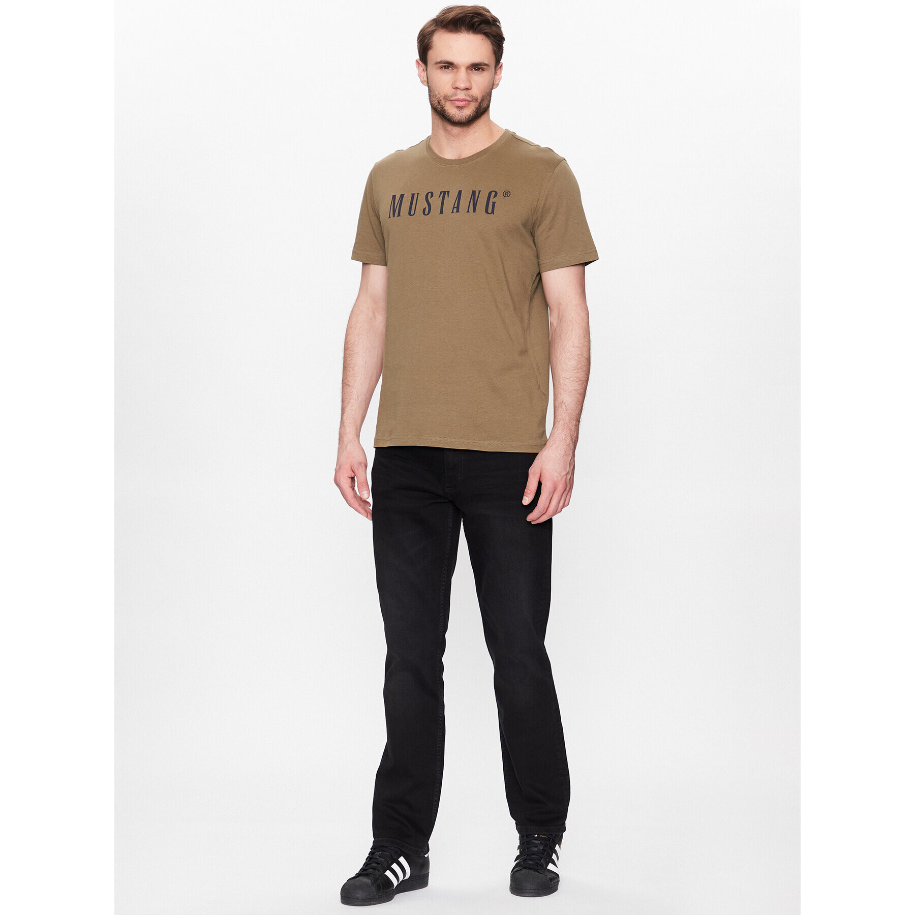 Mustang Дънки Washington 1013403 Черен Slim Fit - Pepit.bg