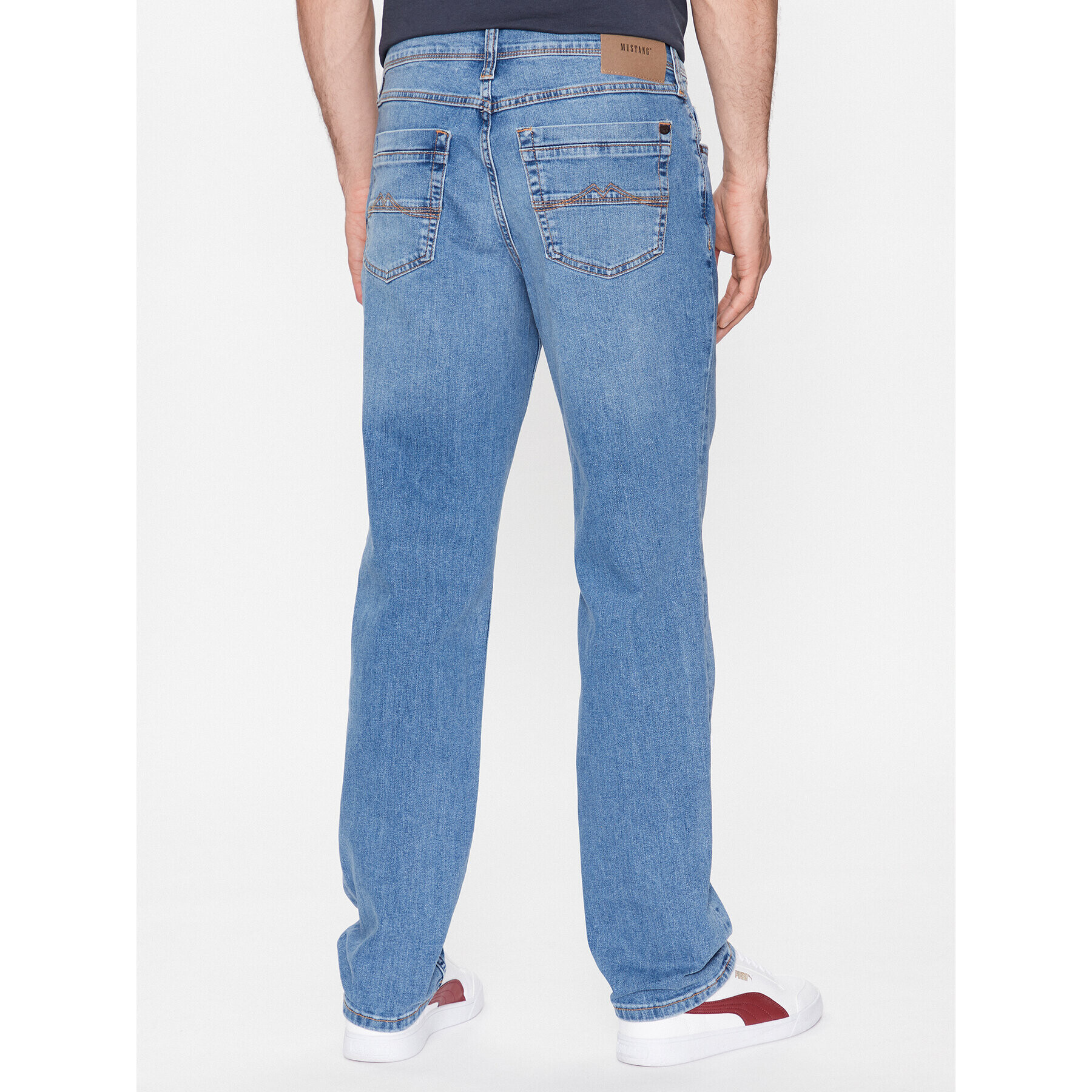 Mustang Дънки Washington 1013657 Син Slim Fit - Pepit.bg
