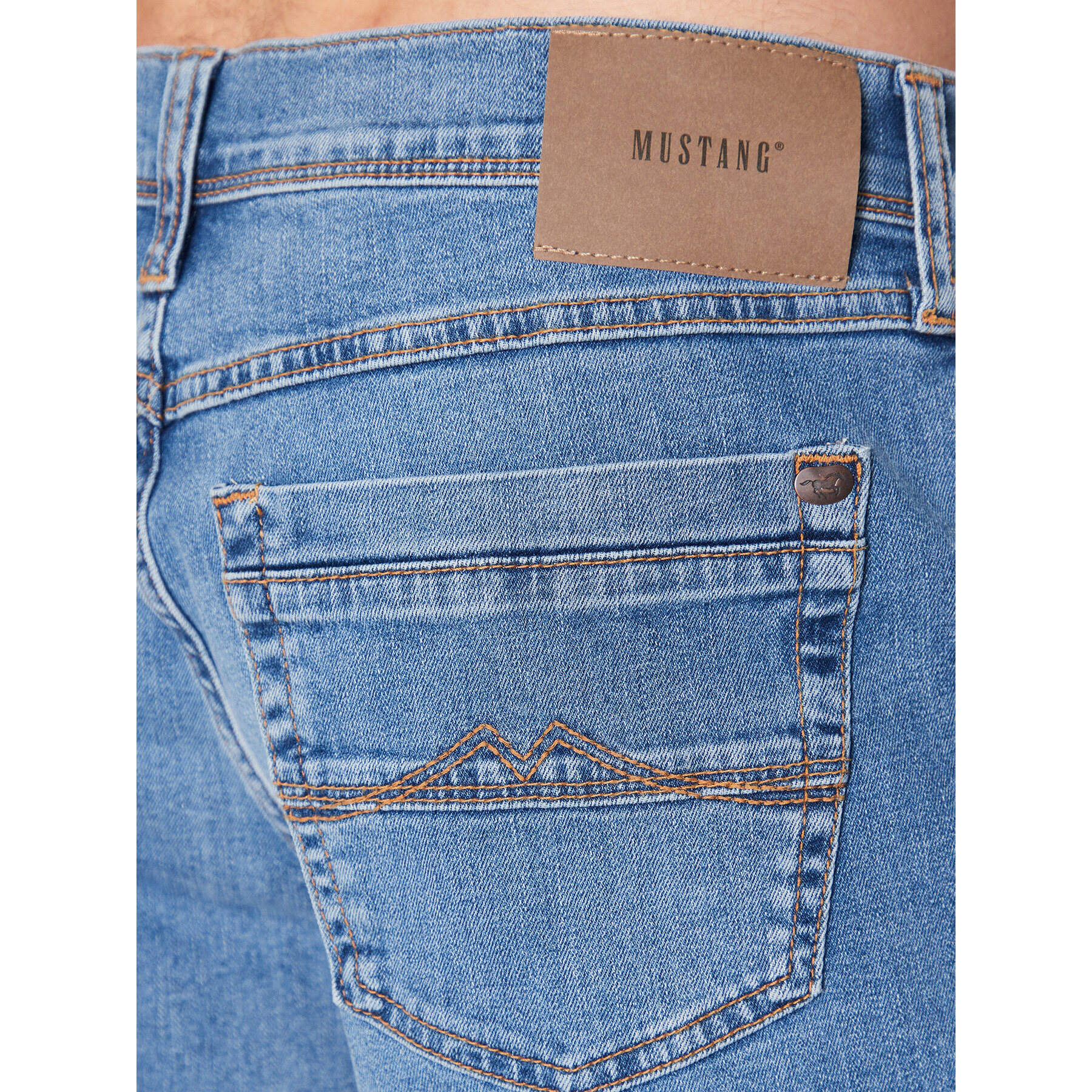 Mustang Дънки Washington 1013657 Син Slim Fit - Pepit.bg