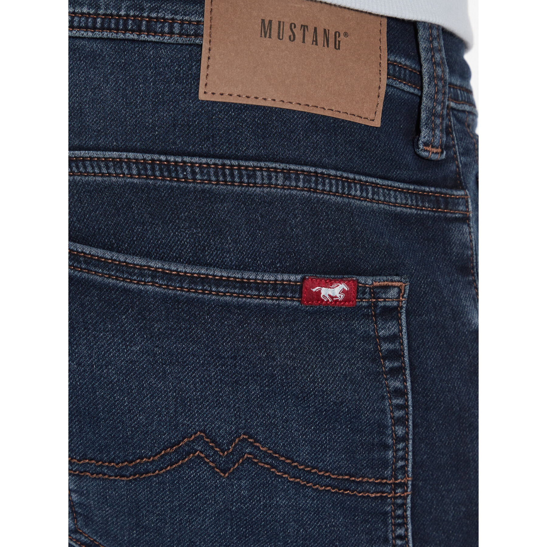 Mustang Дънкови шорти Chicago 1013432 Тъмносин Regular Fit - Pepit.bg
