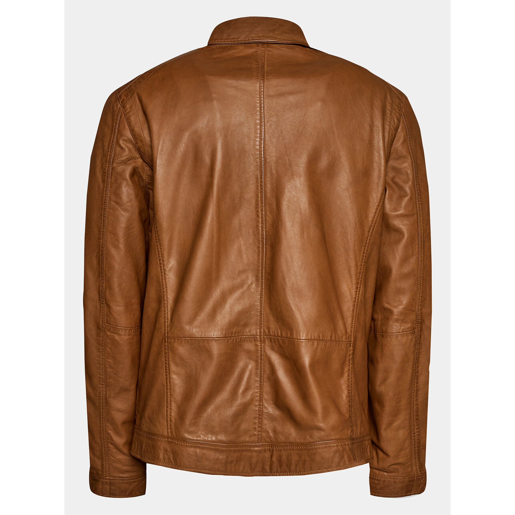Mustang Кожено яке William 9920607 Кафяв Regular Fit - Pepit.bg