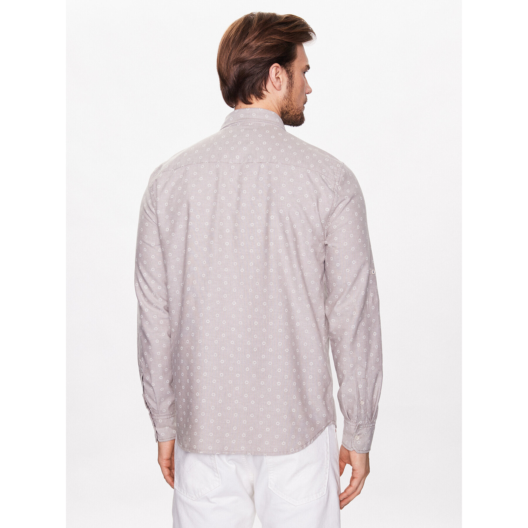 Mustang Риза Caper 1013486 Сив Slim Fit - Pepit.bg