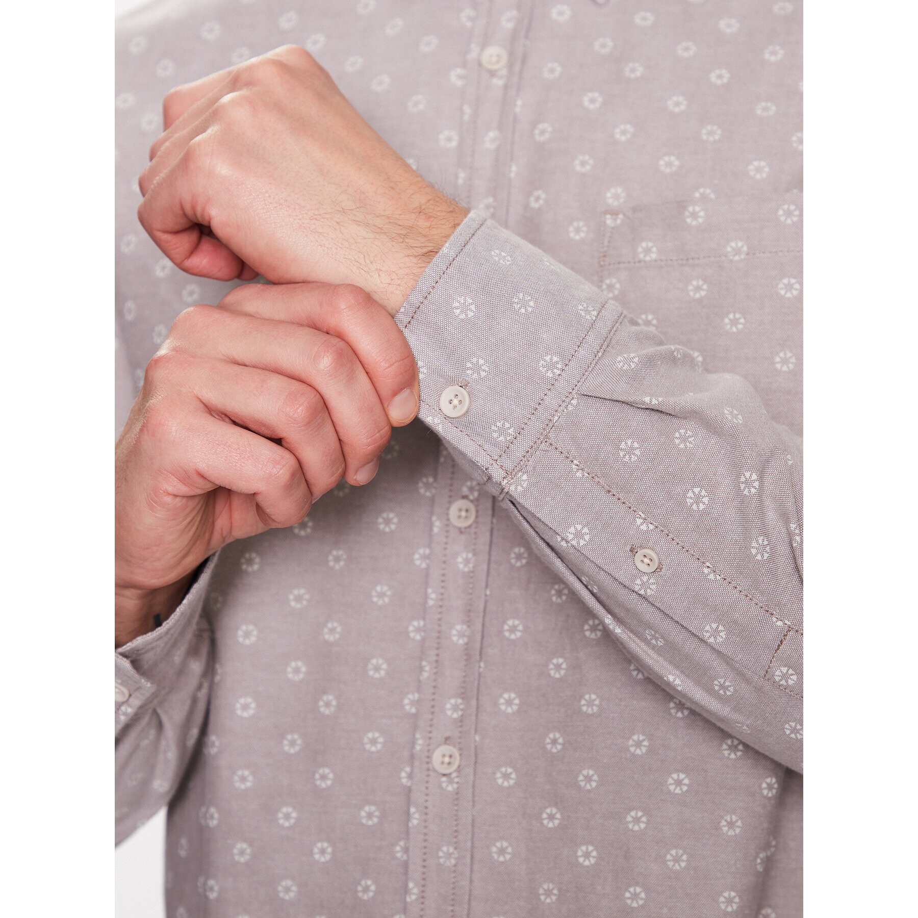 Mustang Риза Caper 1013486 Сив Slim Fit - Pepit.bg