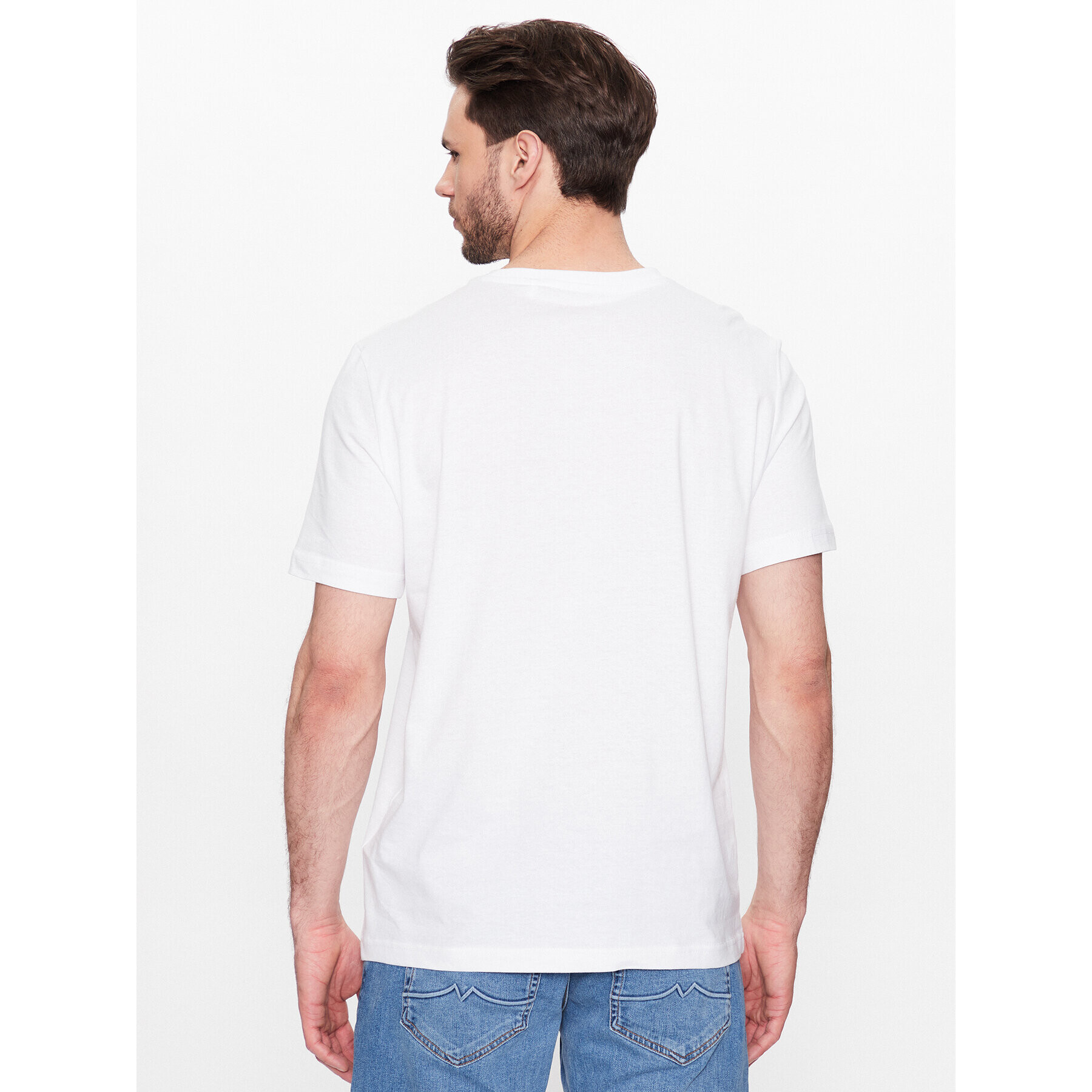 Mustang Тишърт Alex 1013221 Бял Regular Fit - Pepit.bg
