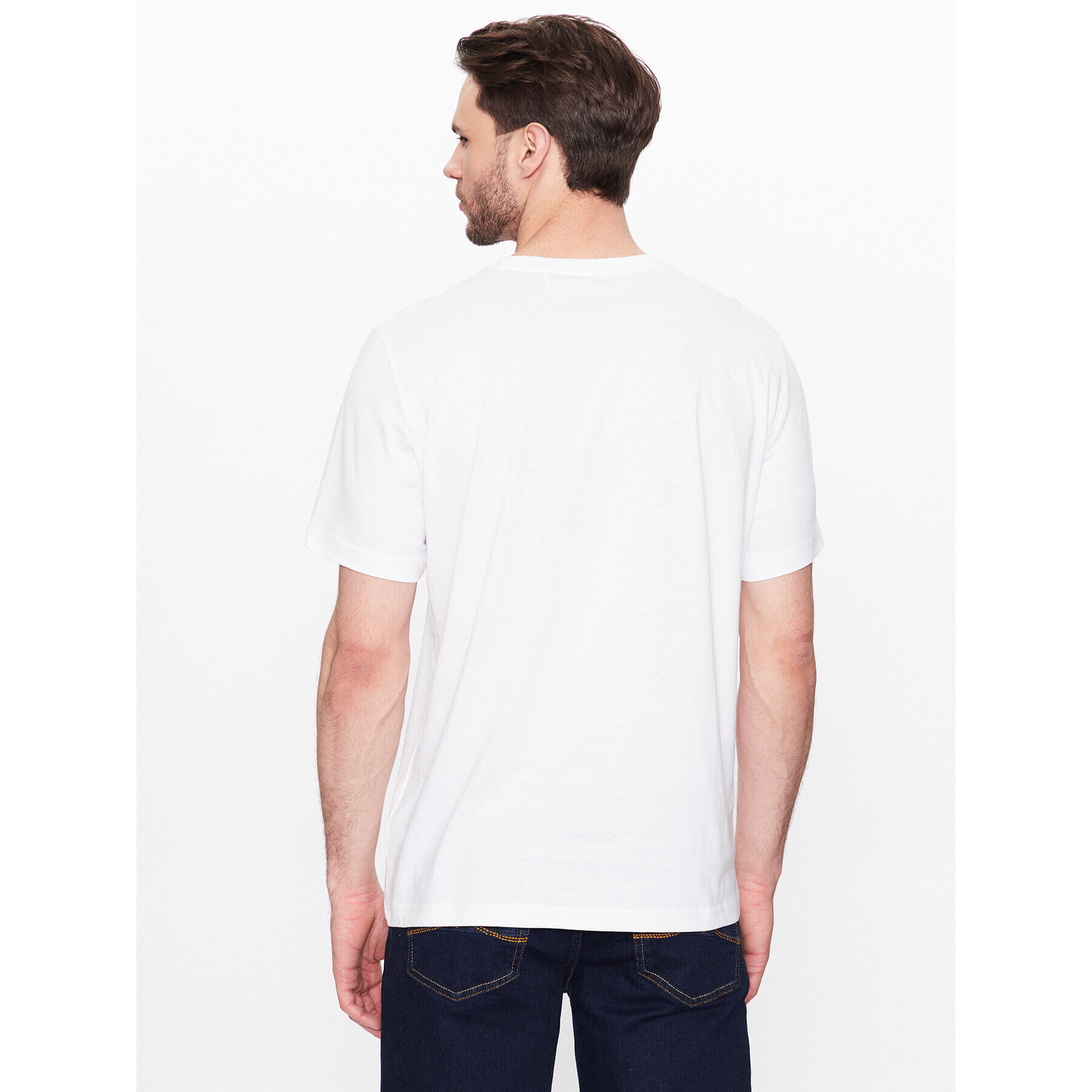 Mustang Тишърт Alex 1013223 Бял Regular Fit - Pepit.bg
