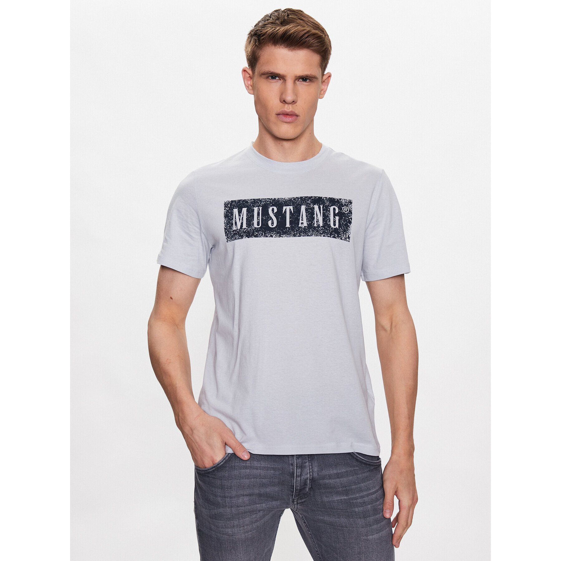 Mustang Тишърт Alex 1013520 Син Regular Fit - Pepit.bg