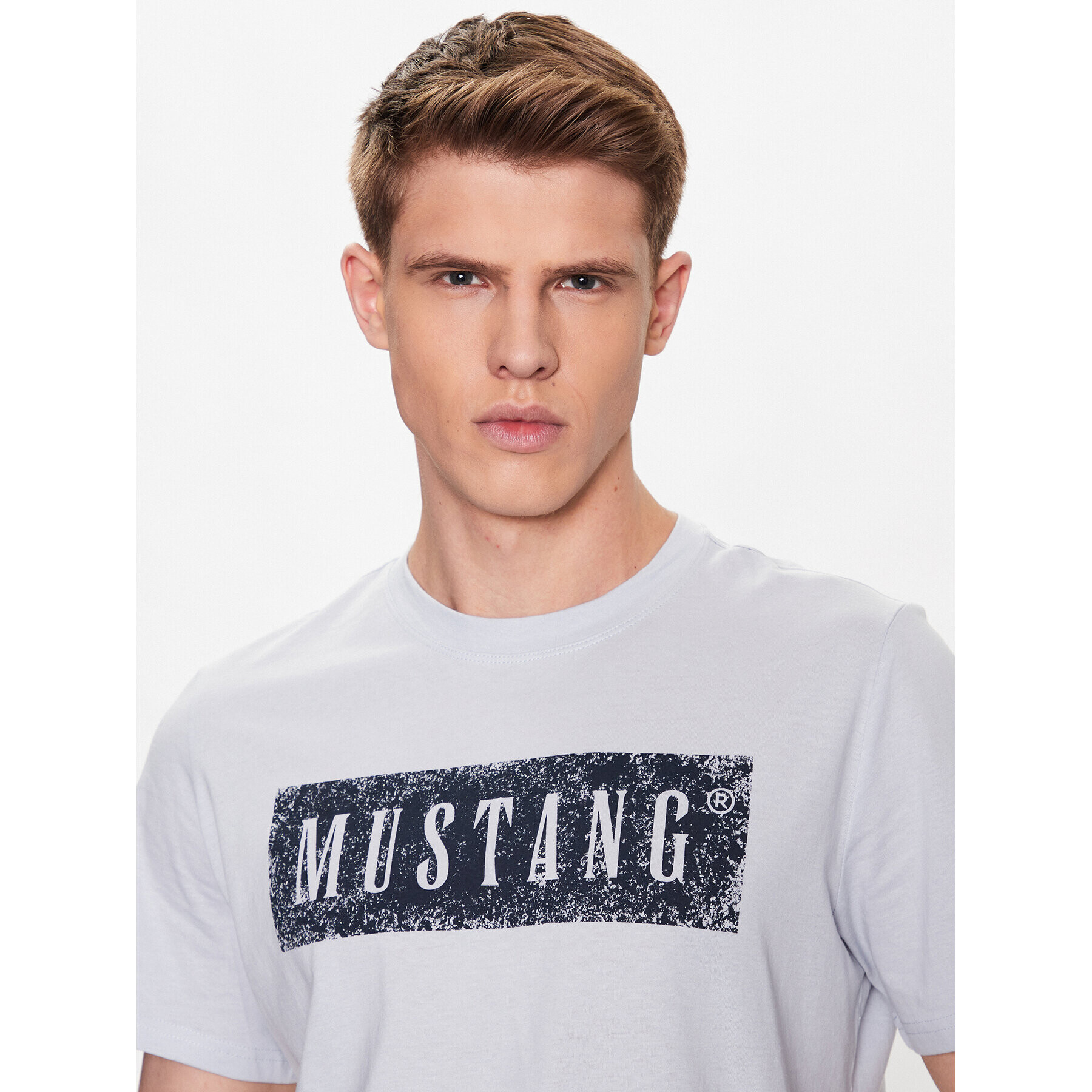 Mustang Тишърт Alex 1013520 Син Regular Fit - Pepit.bg