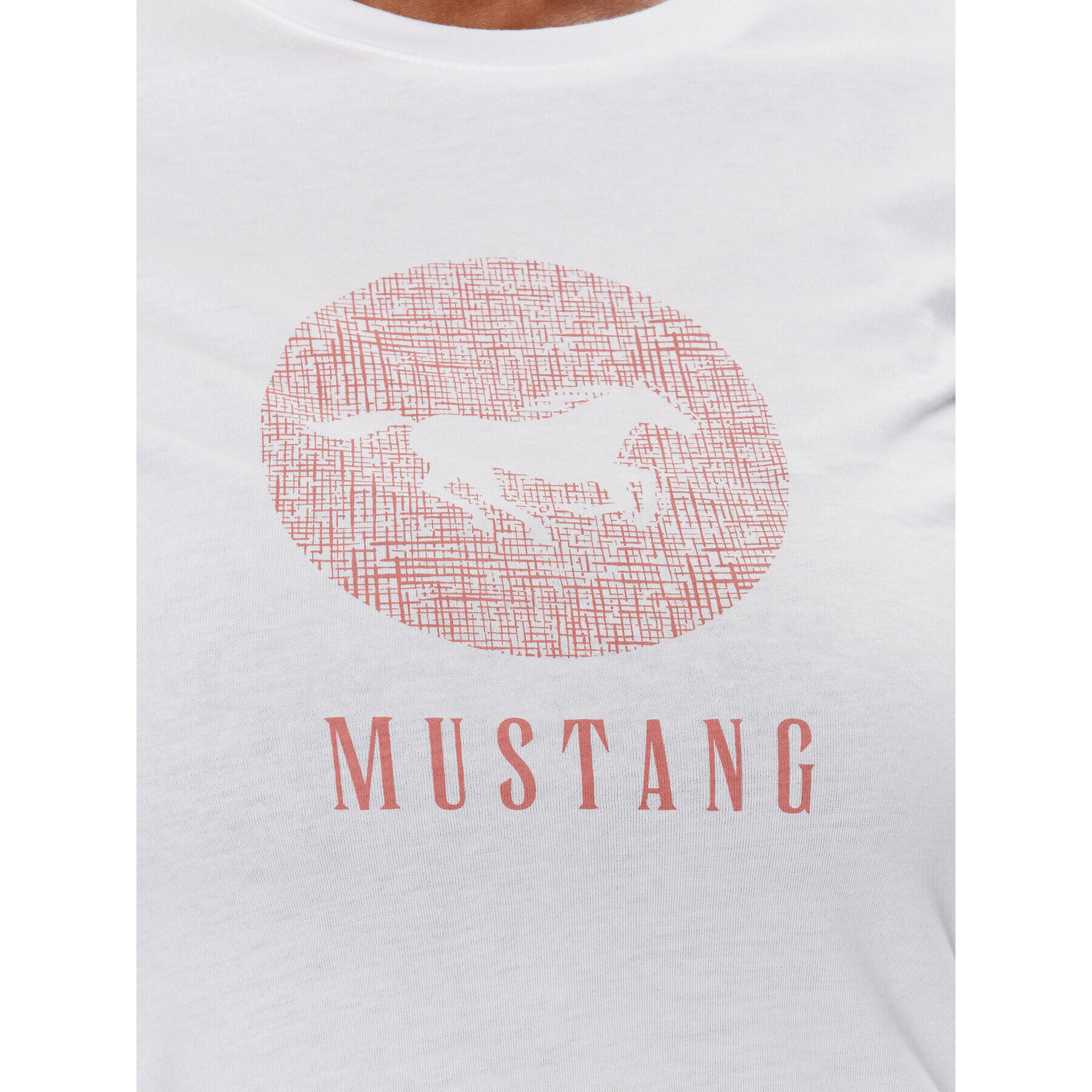 Mustang Тишърт Alexia 1013390 Бял Regular Fit - Pepit.bg