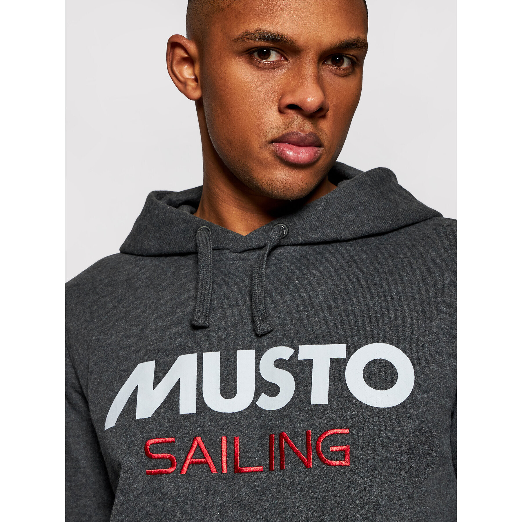 Musto Суитшърт 82019 Сив Regular Fit - Pepit.bg