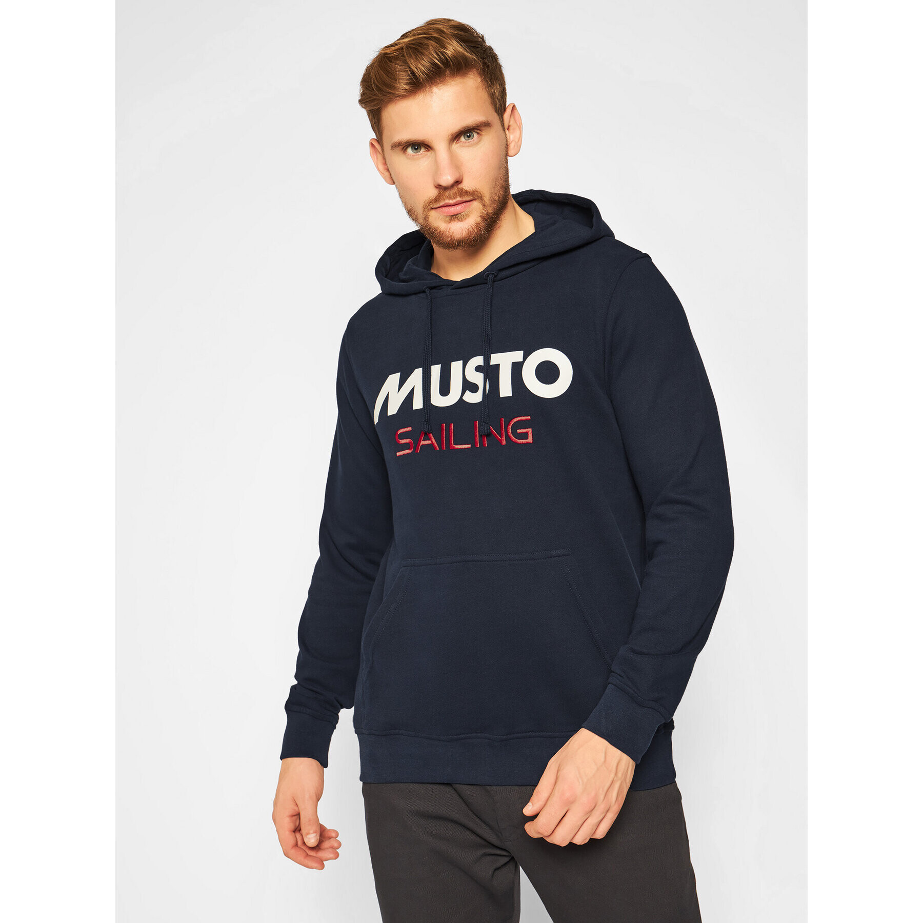 Musto Суитшърт 82019 Тъмносин Regular Fit - Pepit.bg