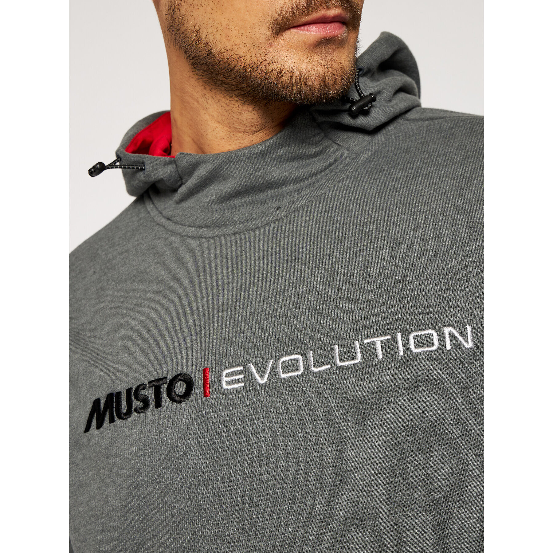 Musto Суитшърт Evo Logo 82043 Сив Regular Fit - Pepit.bg