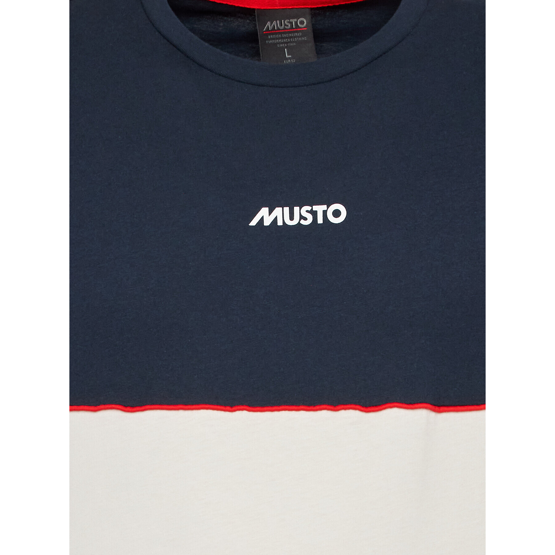 Musto Тишърт 64 Channel 82505 Тъмносин Regular Fit - Pepit.bg