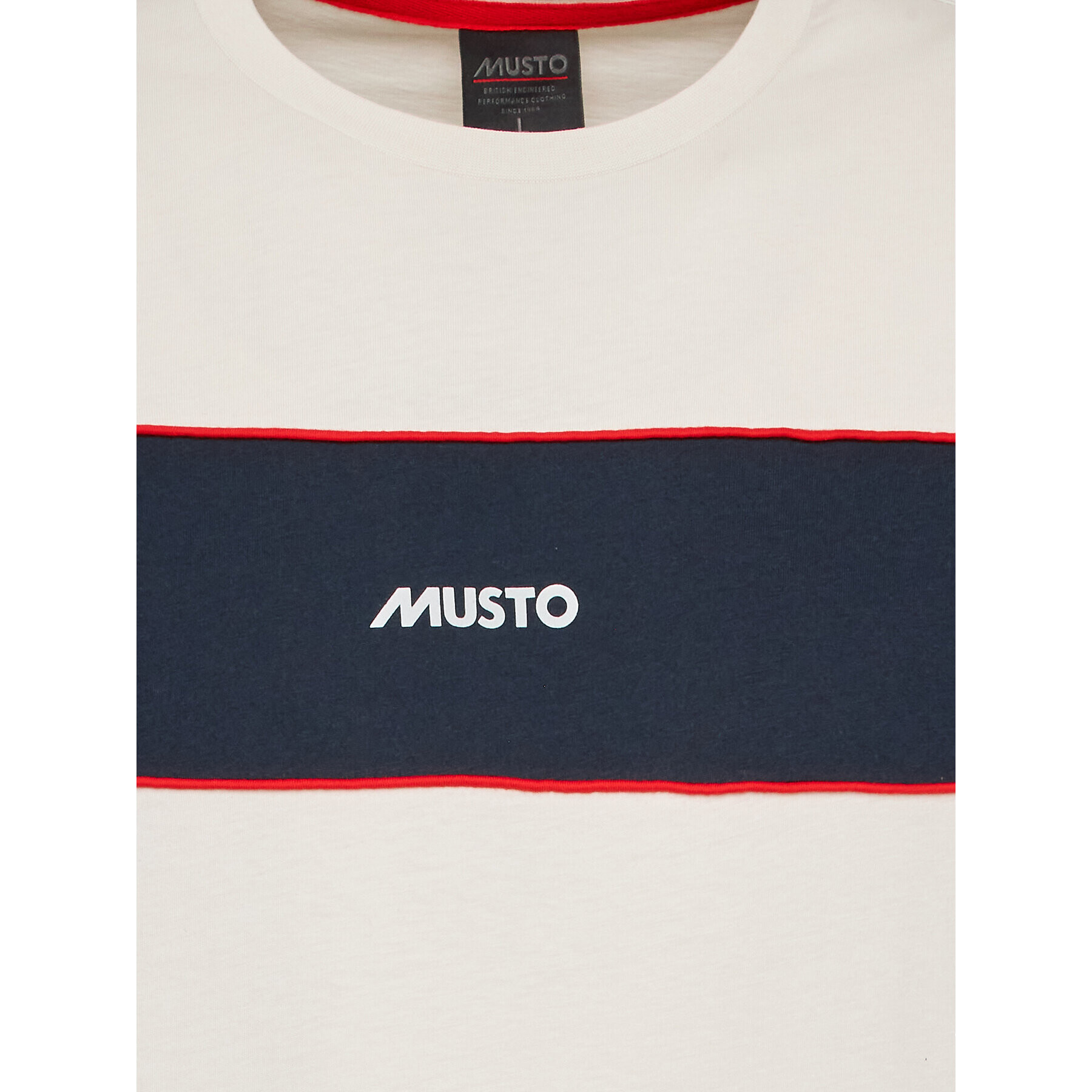 Musto Тишърт 64 Logo 82475 Сив Regular Fit - Pepit.bg