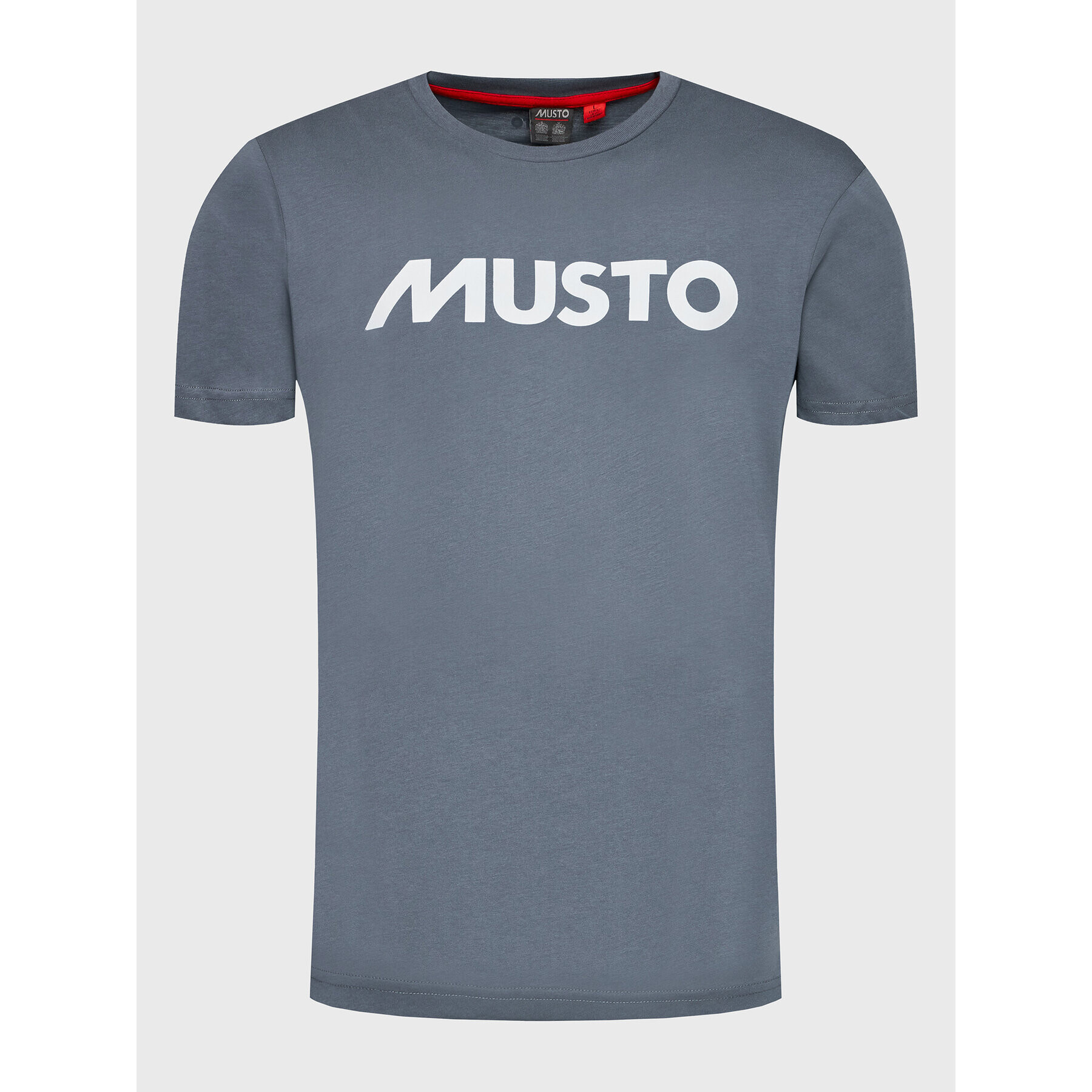 Musto Тишърт 82020 Сив Regular Fit - Pepit.bg