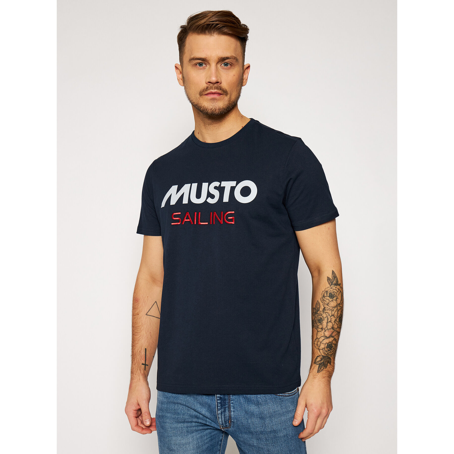 Musto Тишърт 82020 Тъмносин Regular Fit - Pepit.bg