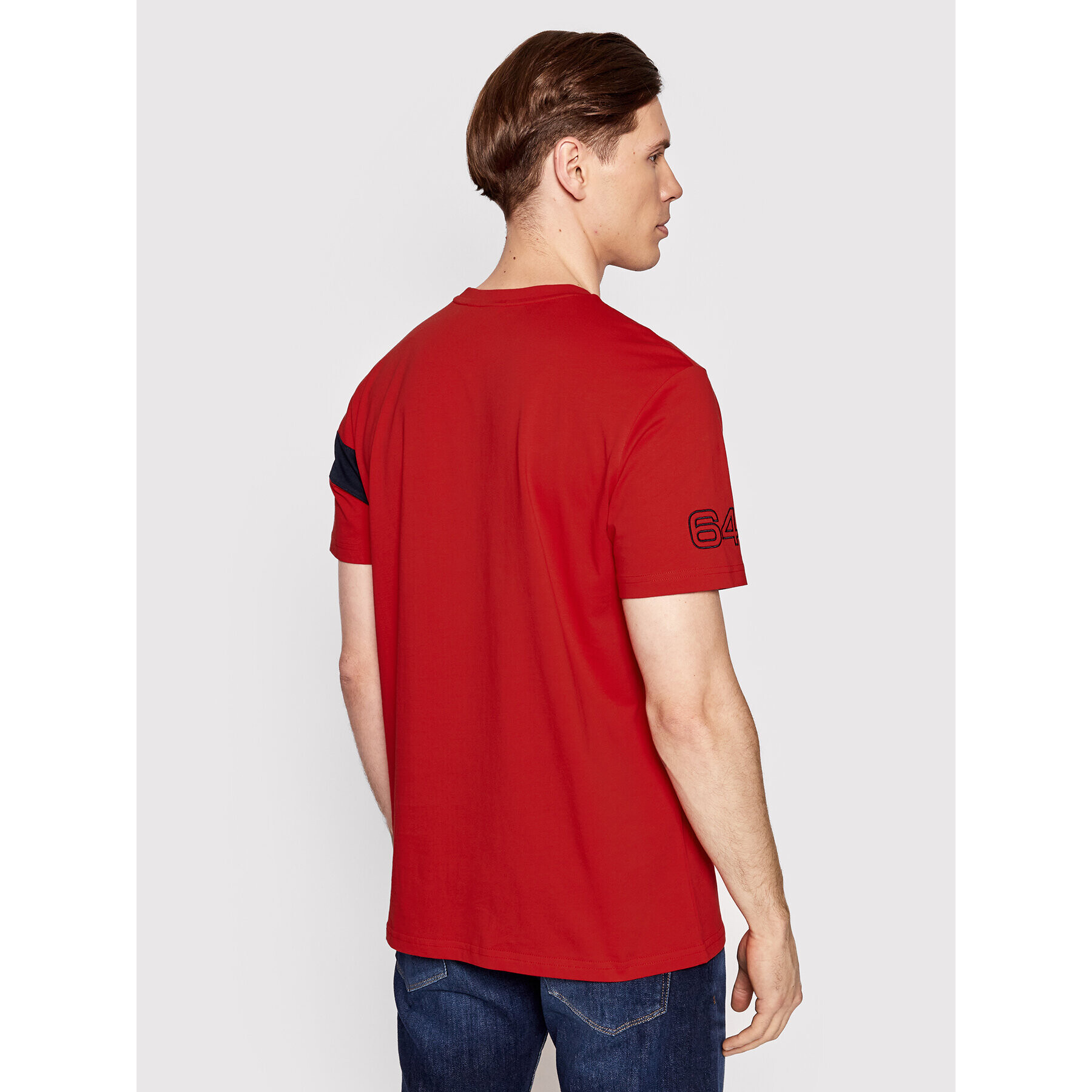 Musto Тишърт 82158 Червен Regular Fit - Pepit.bg