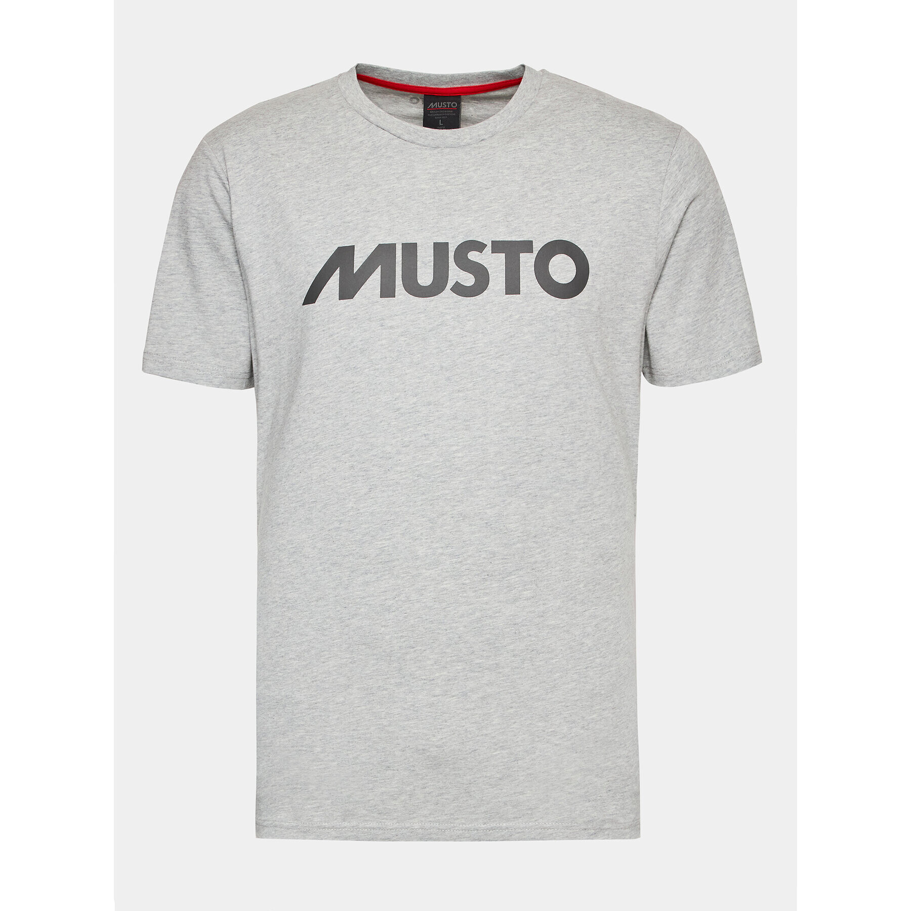 Musto Тишърт Logo 82451 Сив Regular Fit - Pepit.bg