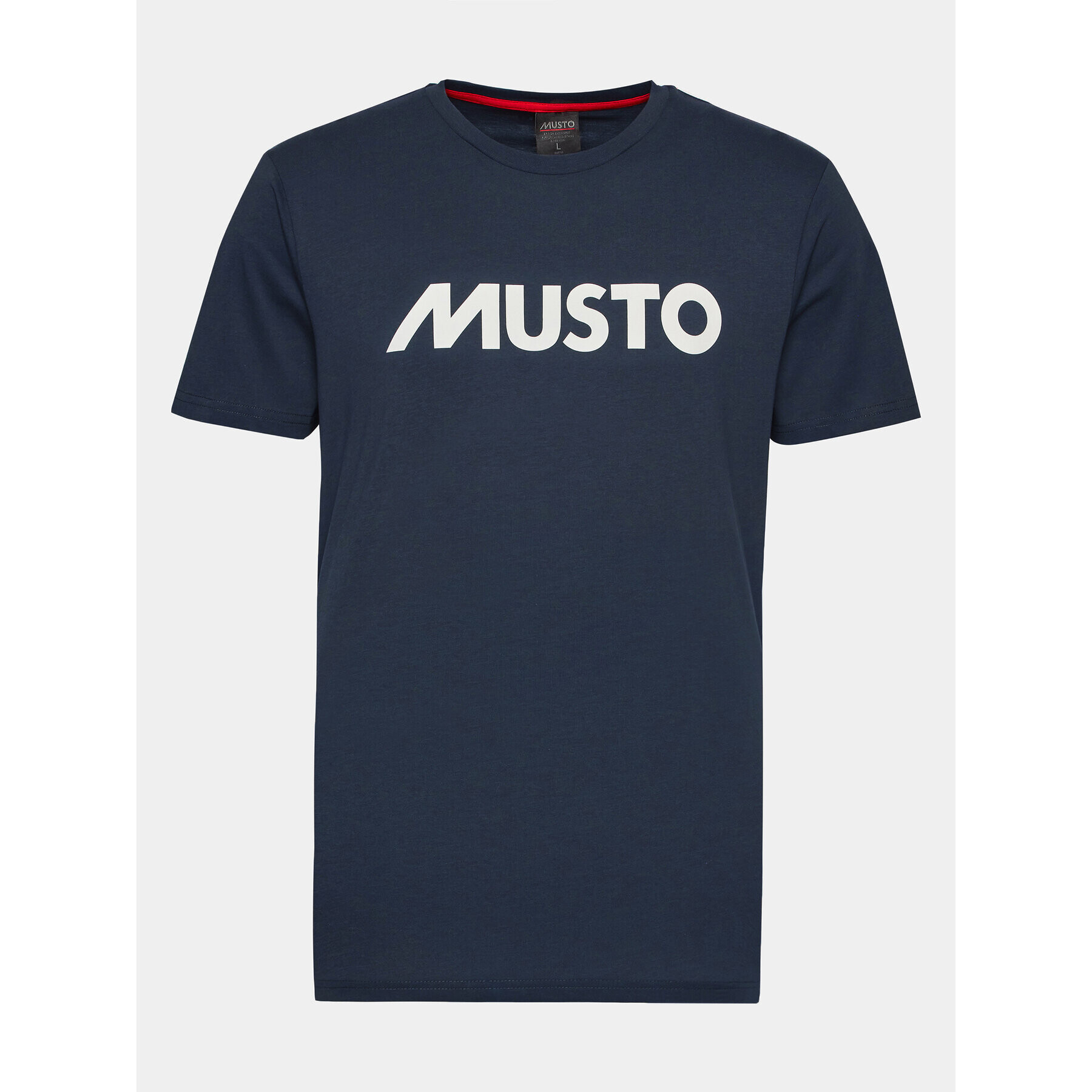 Musto Тишърт Logo 82451 Тъмносин Regular Fit - Pepit.bg