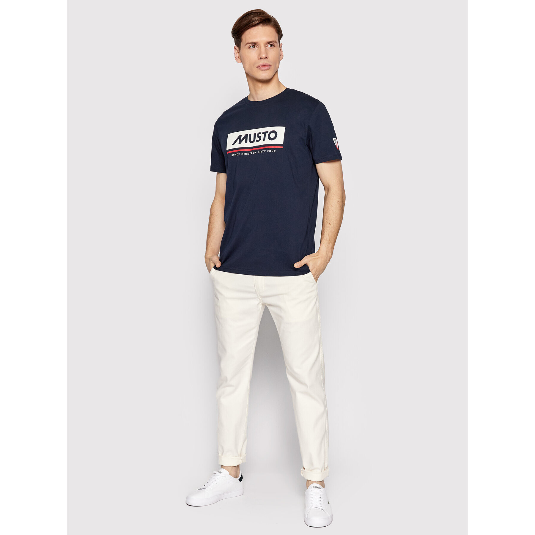 Musto Тишърт Marina 82198 Тъмносин Regular Fit - Pepit.bg