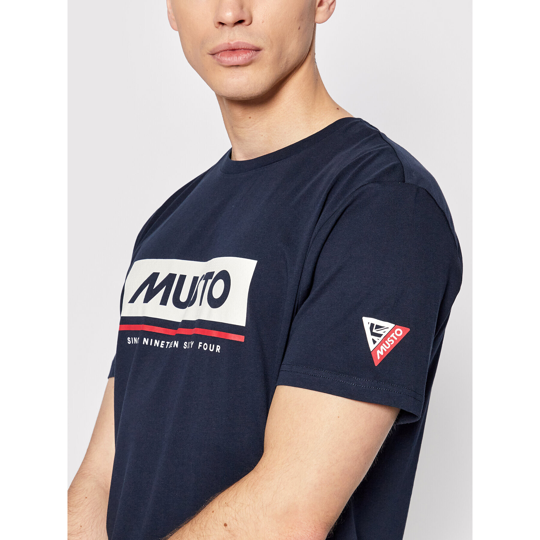 Musto Тишърт Marina 82198 Тъмносин Regular Fit - Pepit.bg