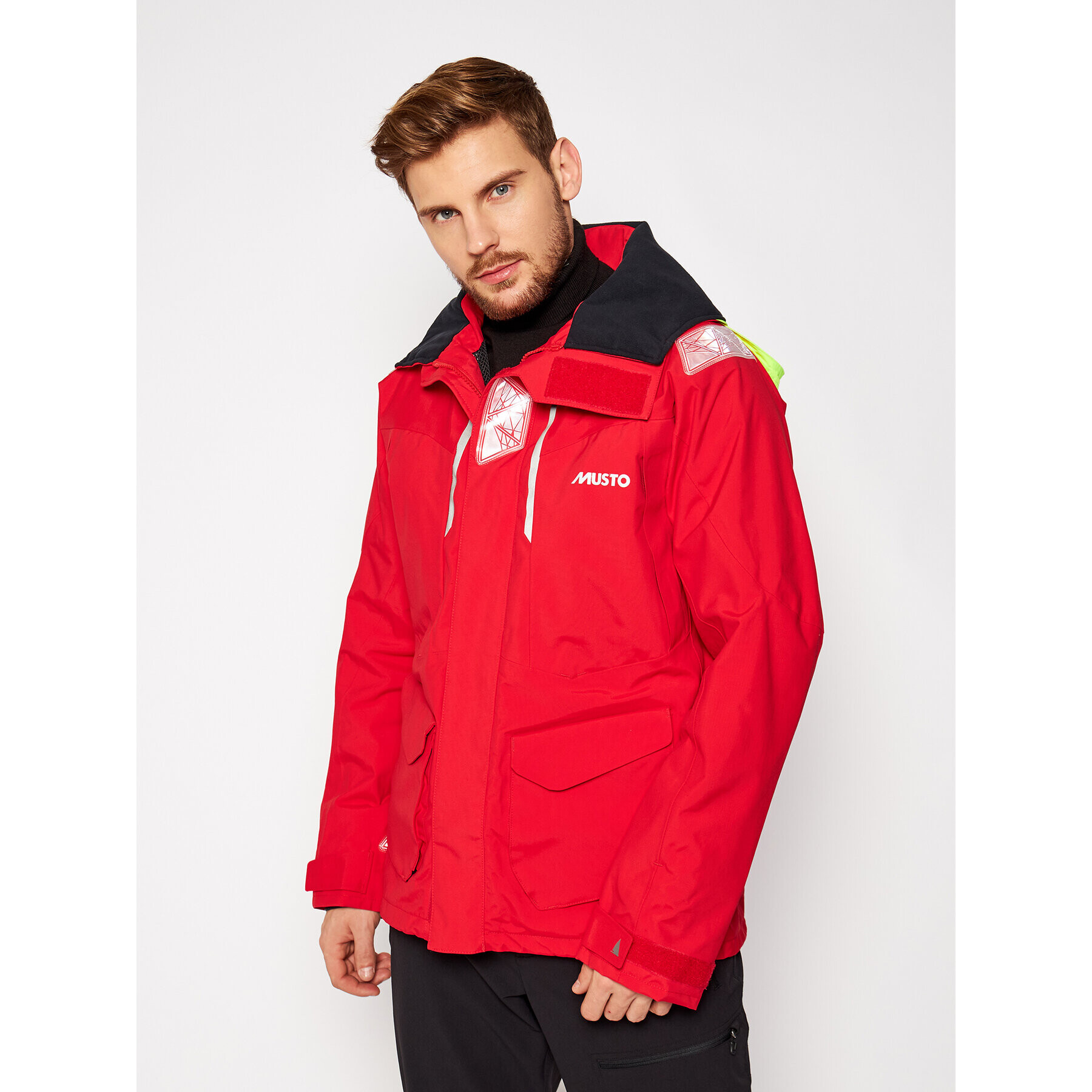 Musto Ветроходно яке Br2 Offshore 80811 Червен Regular Fit - Pepit.bg