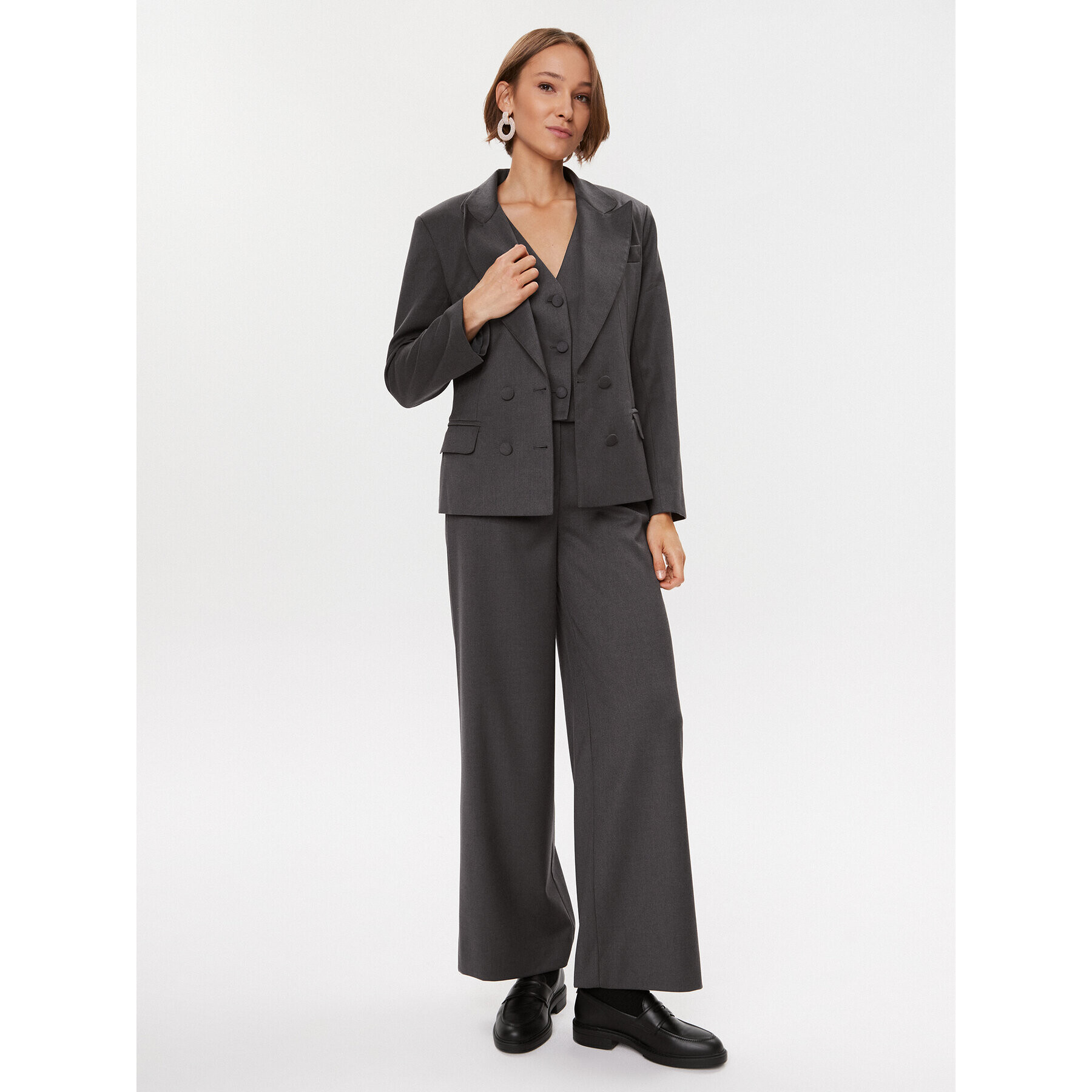 MVP Wardrobe Елек Meda MVPI3GL006.0TE0175 Сив Regular Fit - Pepit.bg