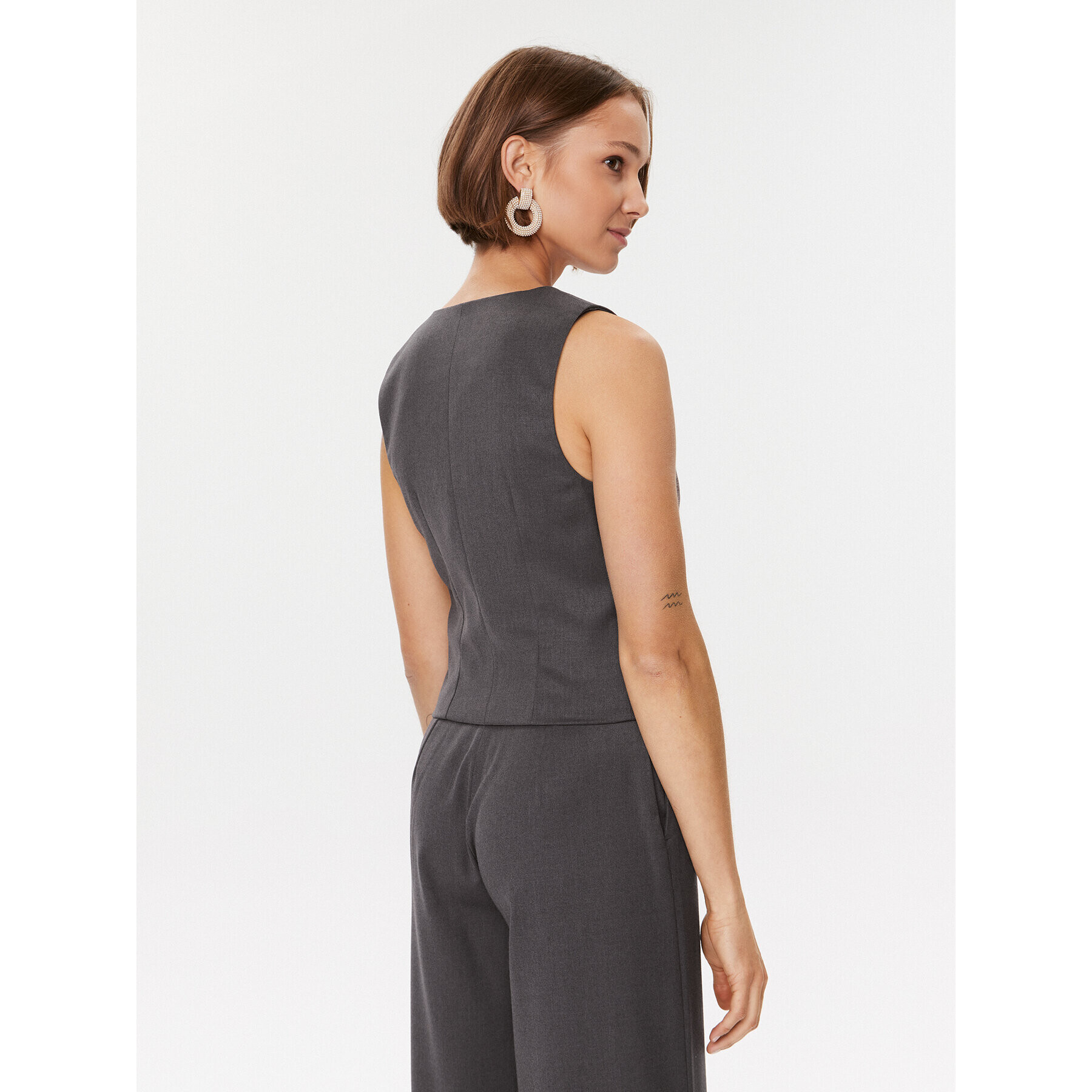MVP Wardrobe Елек Meda MVPI3GL006.0TE0175 Сив Regular Fit - Pepit.bg