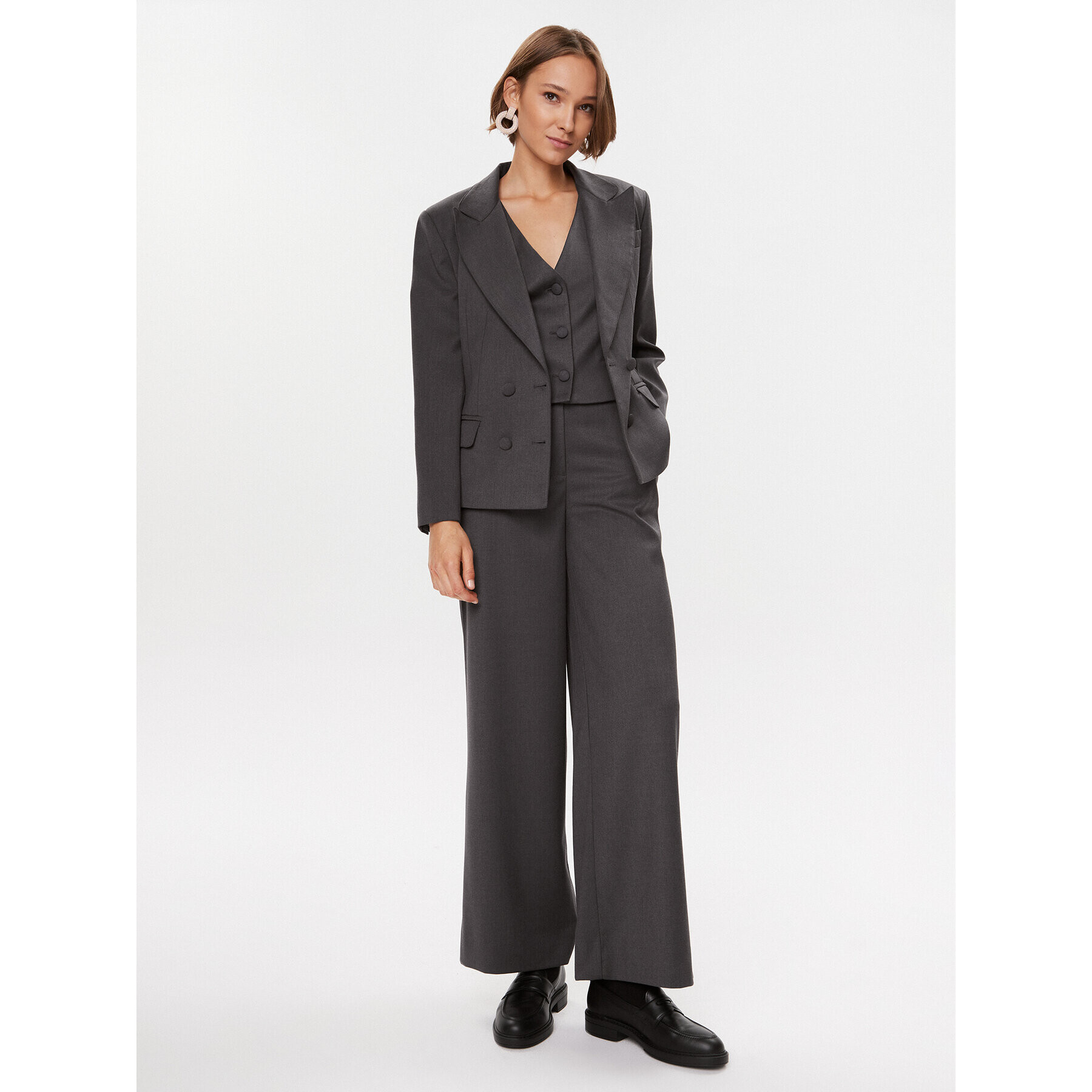 MVP Wardrobe Сако Meda MVPI3GI087.BTE0175 Сив Regular Fit - Pepit.bg