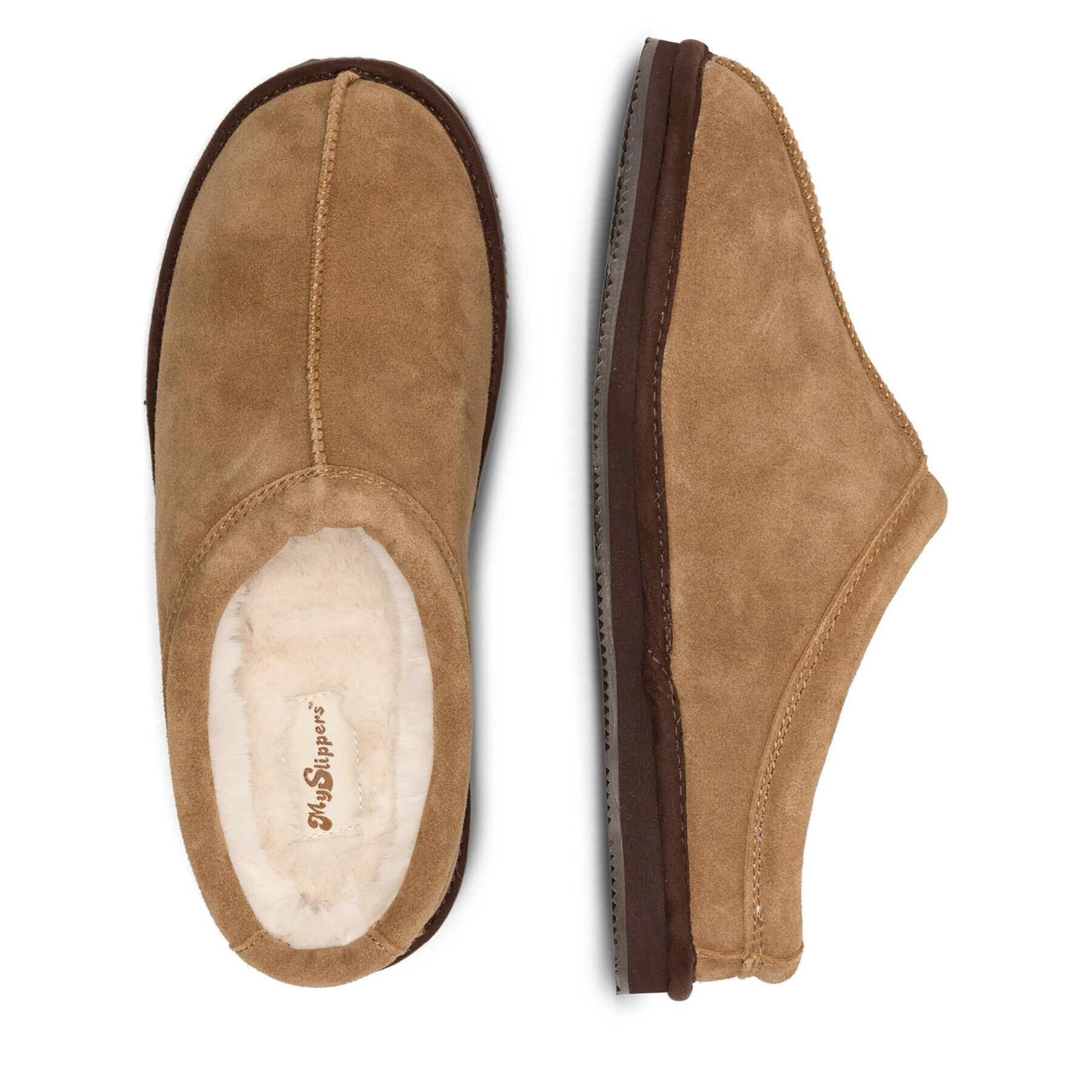 MYSLIPPERS Пантофи MPF20MID001B Кафяв - Pepit.bg