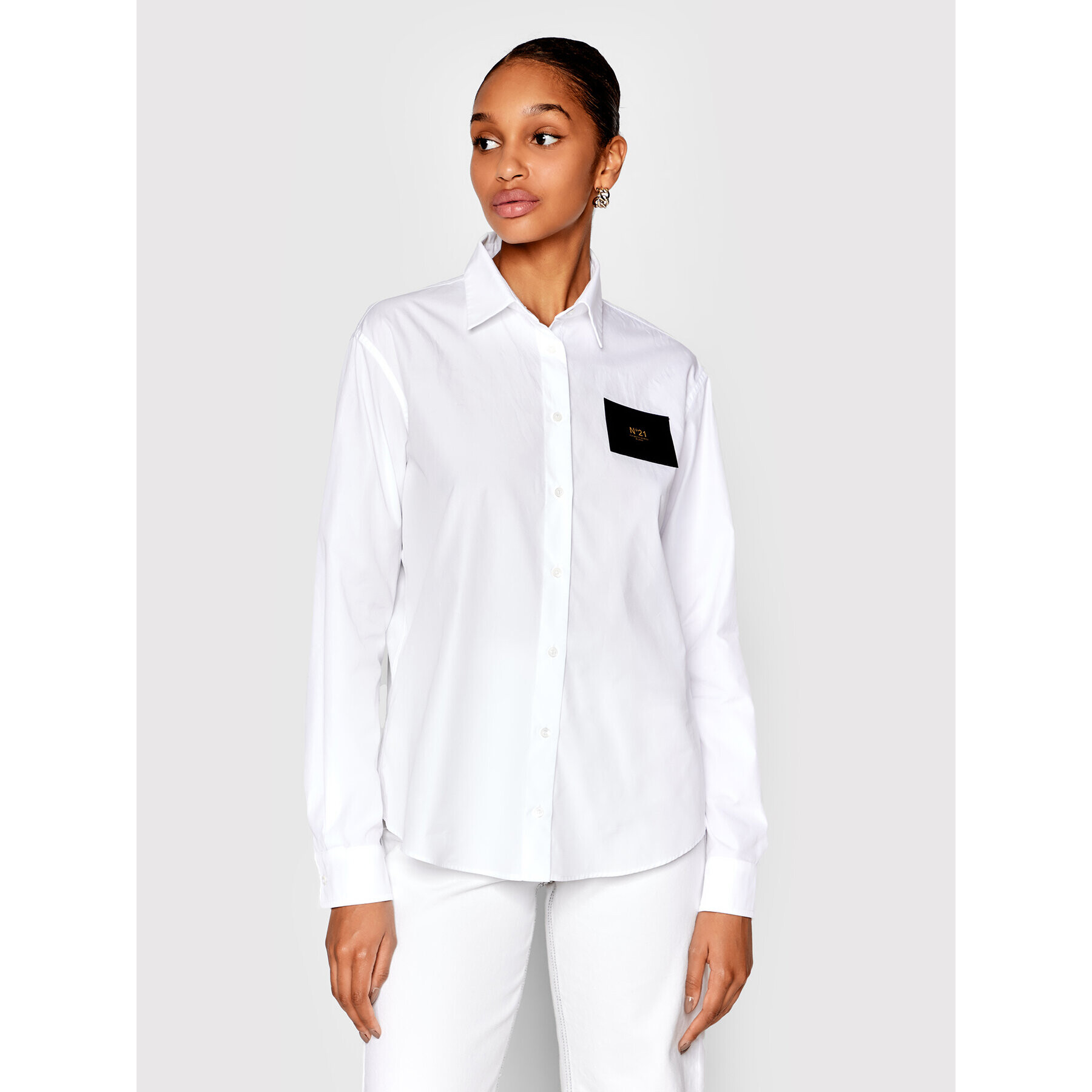 N°21 Риза 22I N2M0 G013 0605 Бял Regular Fit - Pepit.bg