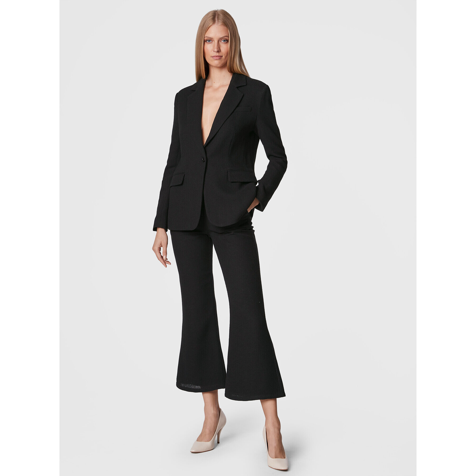 NA-KD Сако Structured 1018-009514-0002-581 Черен Oversize - Pepit.bg