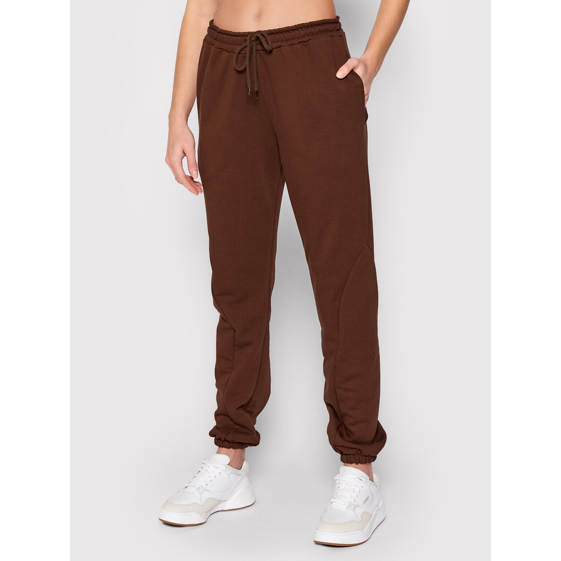 NA-KD Долнище анцуг 1100-004346-0212-581 Бордо Regular Fit - Pepit.bg