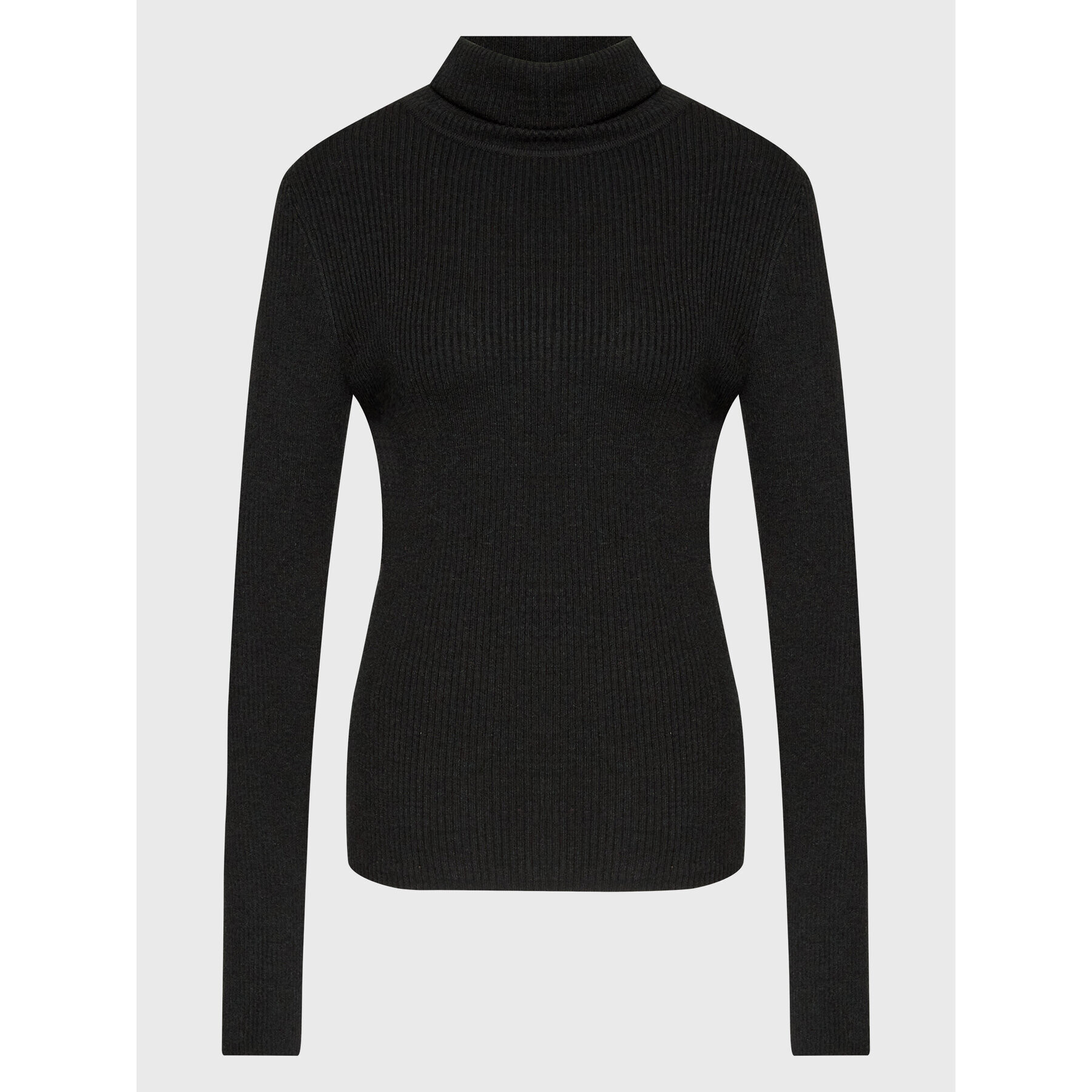 NA-KD Поло 1100-006191-0002-003 Черен Slim Fit - Pepit.bg
