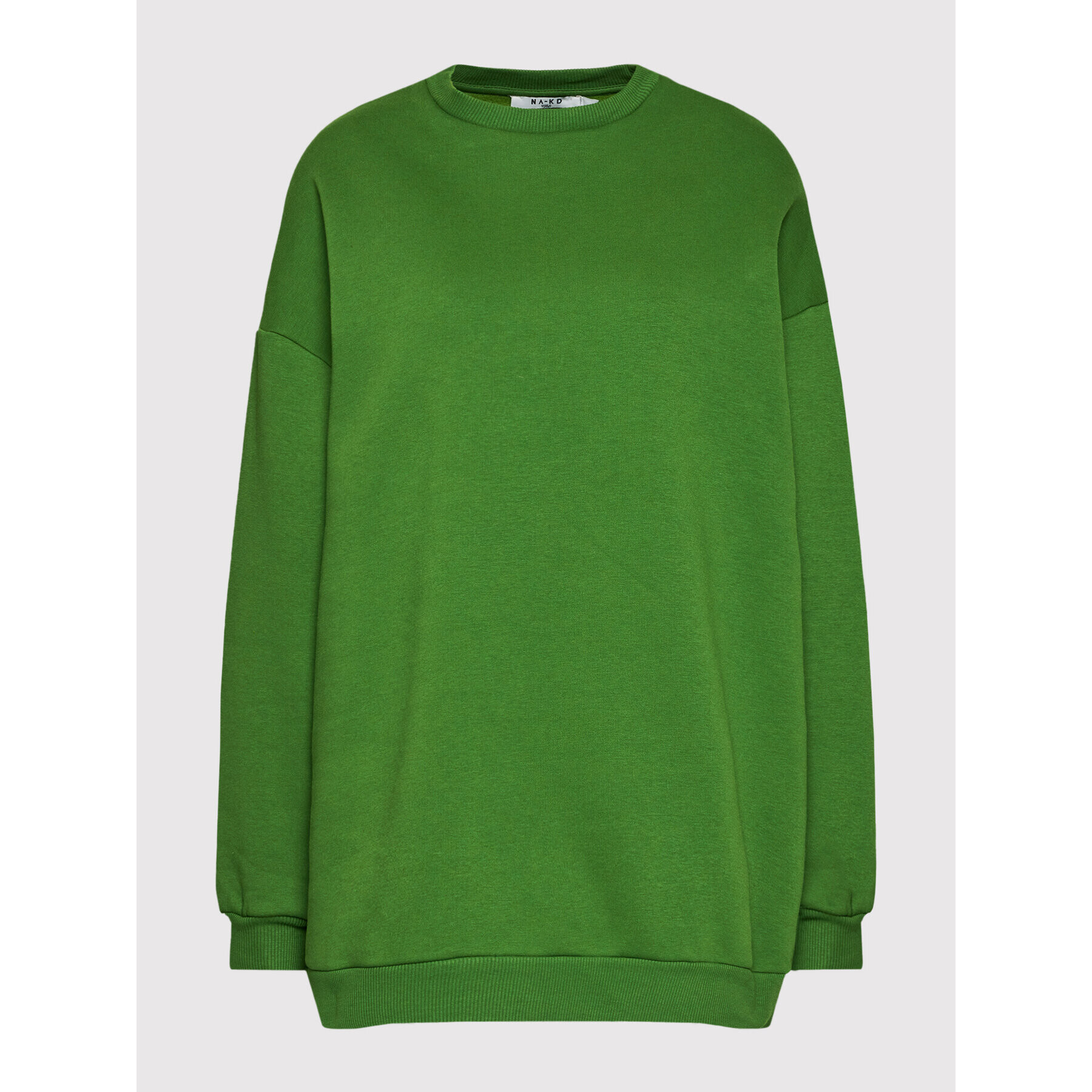 NA-KD Суитшърт 1100-005463-1213-003 Зелен Oversize - Pepit.bg