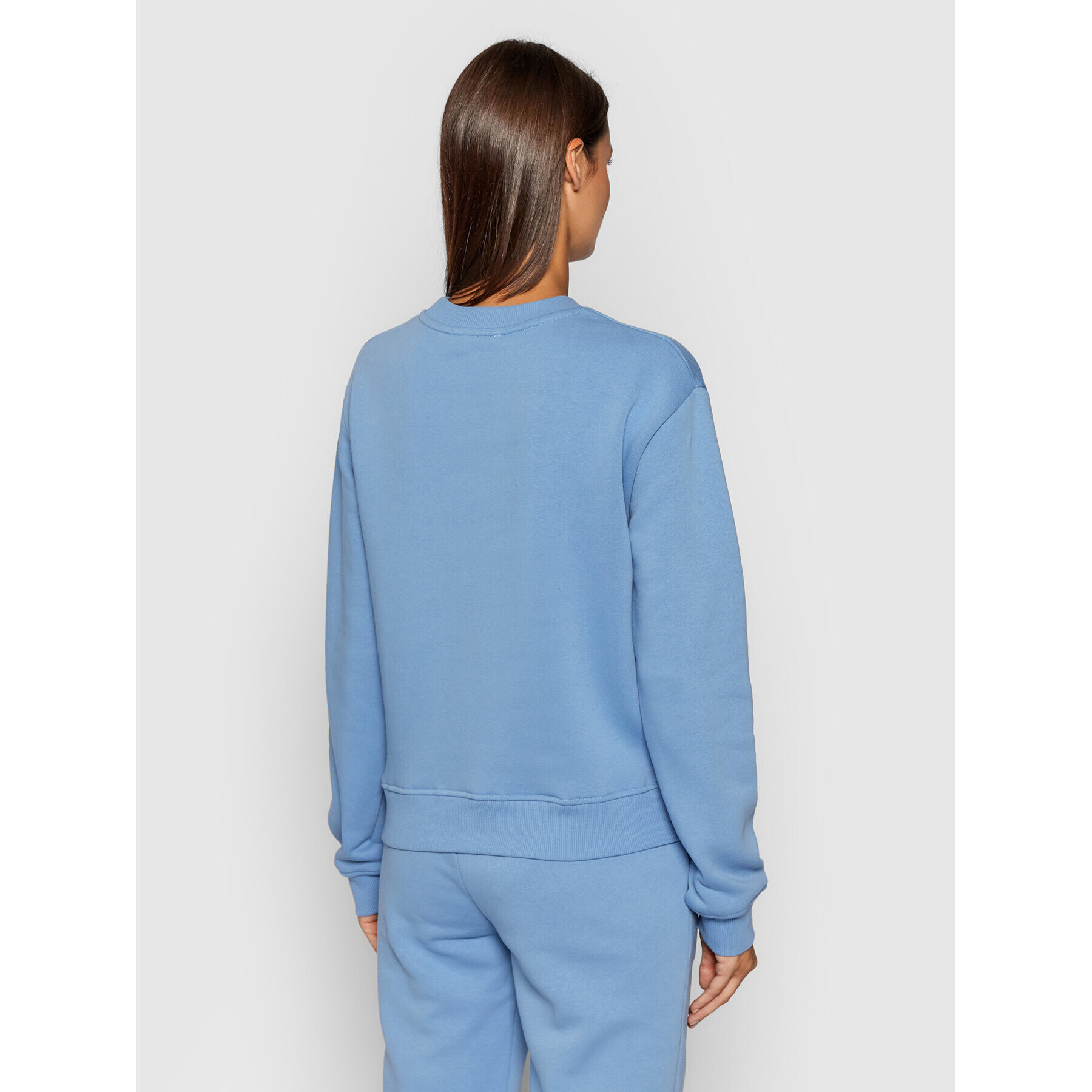 NA-KD Суитшърт Logo Basic 1044-000155-0617-003 Син Regular Fit - Pepit.bg