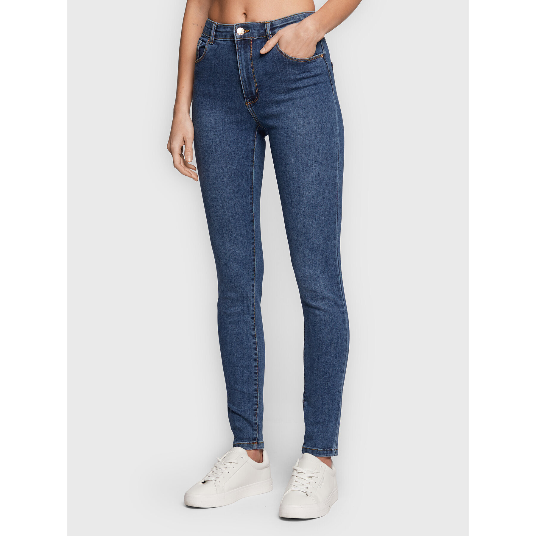 NAF NAF Дънки Gpower THNP1 Син Skinny Fit - Pepit.bg