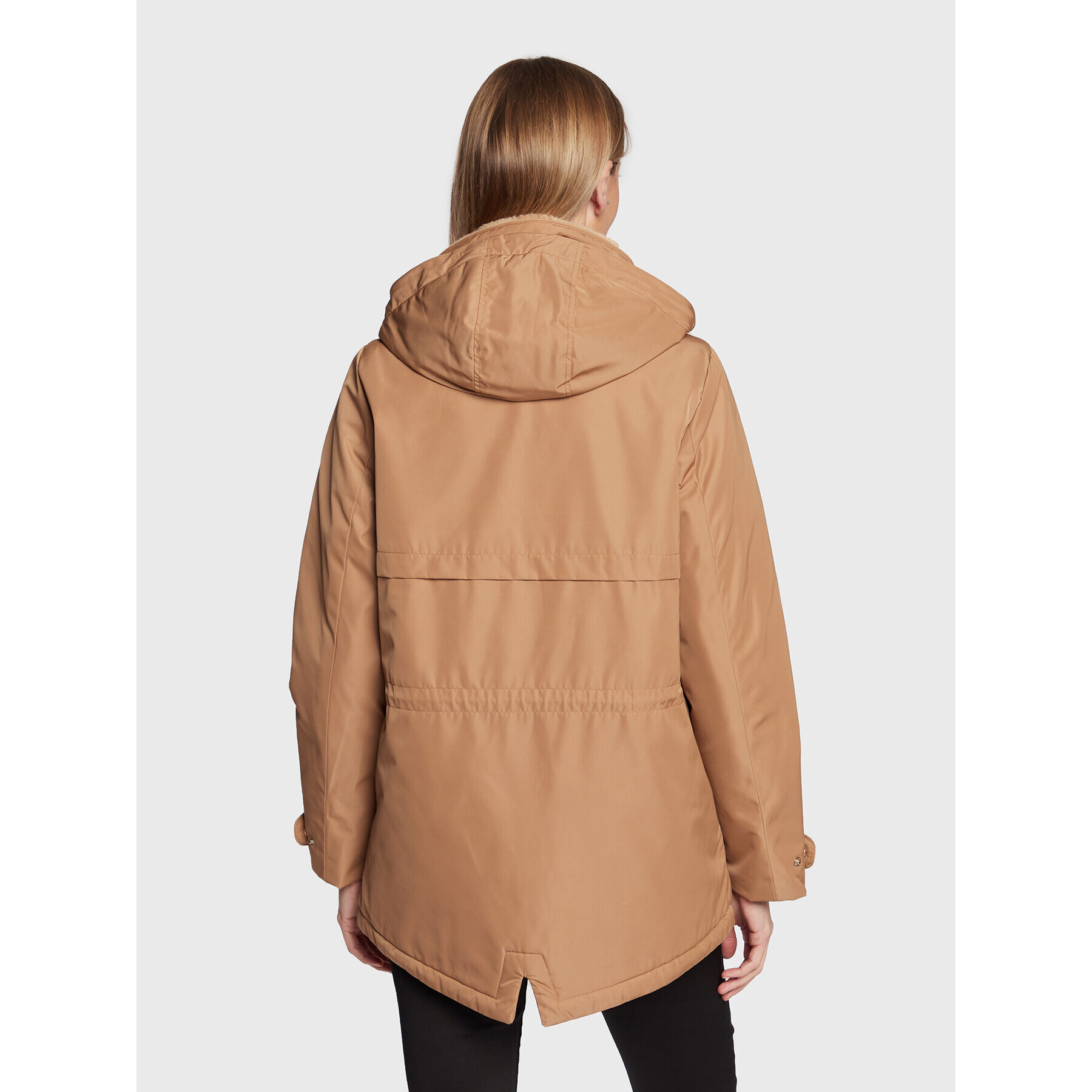 NAF NAF Парка Buparkie THNK7 Кафяв Regular Fit - Pepit.bg